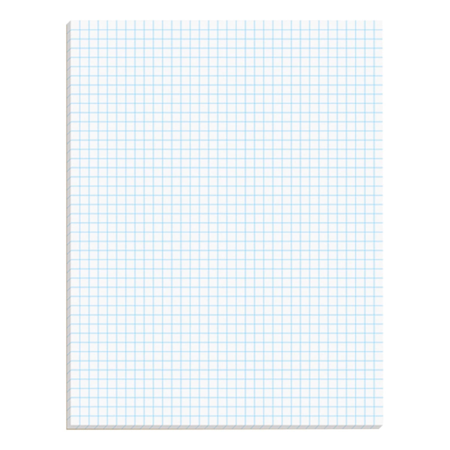 TOPS Quadrille Pad, 8 1/2in x 11in, Quad Ruled, White, 50 Sheets Per Pad, Pack Of 12 Pads - Image 4