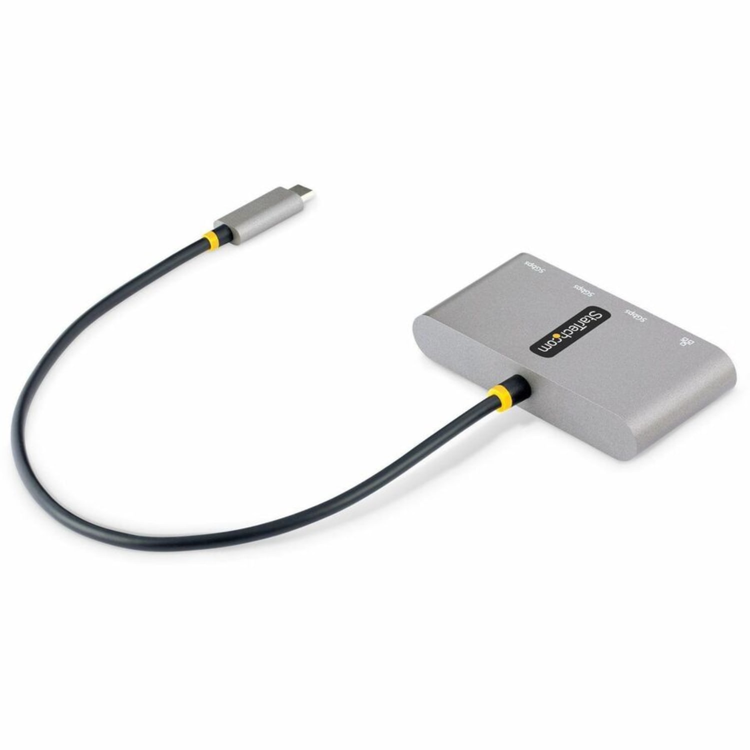 StarTech.com 3-Port USB-C Hub with Ethernet, 3x USB-A, Gigabit Ethernet, USB 3.0 5Gbps, Bus-Powered, Portable Laptop USB Type-C Hub w/ GbE - Image 4