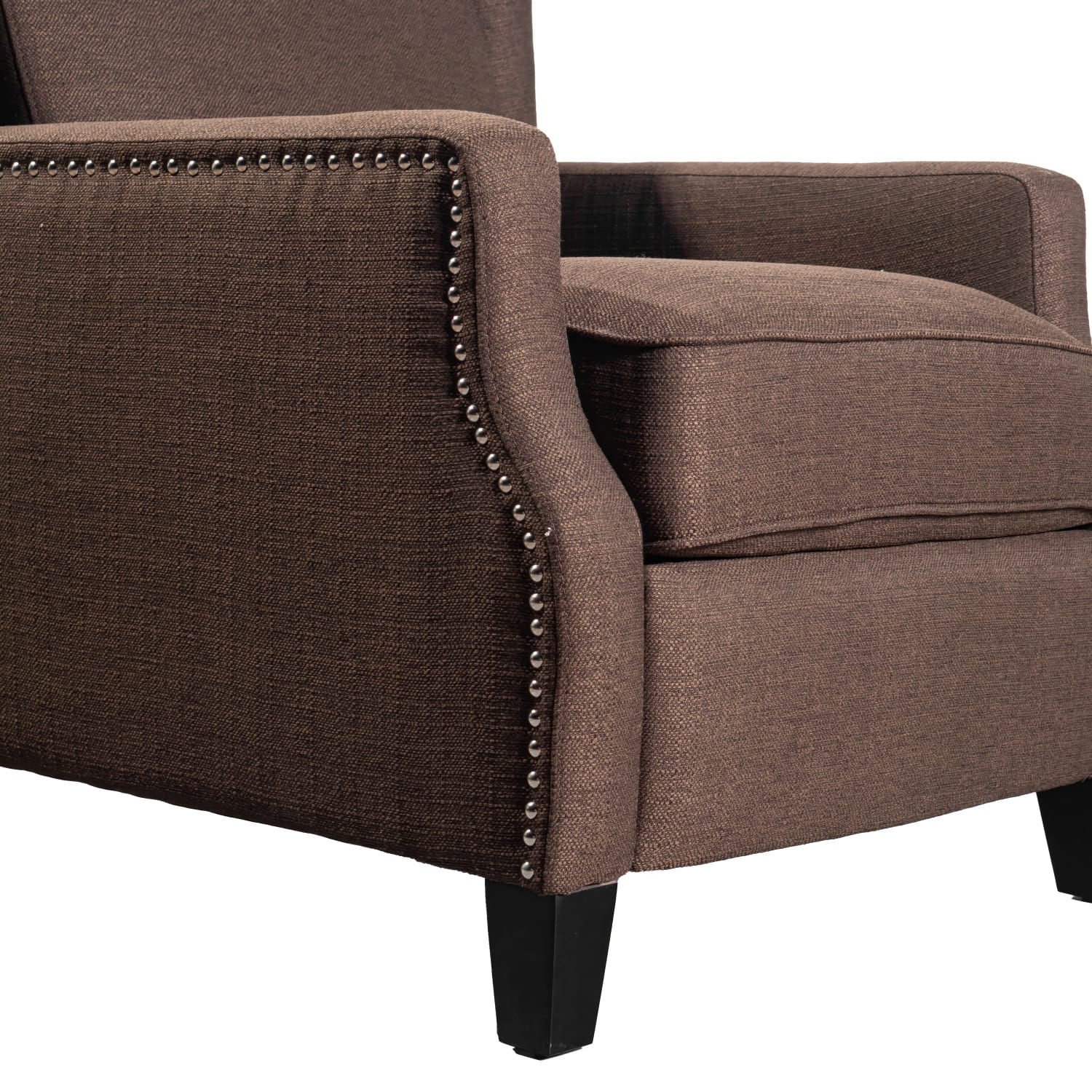 Flash Furniture Prescott Traditional Style Slim PushBack Recliner Accent Chair Brown PopularChairscom Flash Furniture Prescott Traditional Style Slim Push Back Recliner Accent Chair Brown PopularChairscom
