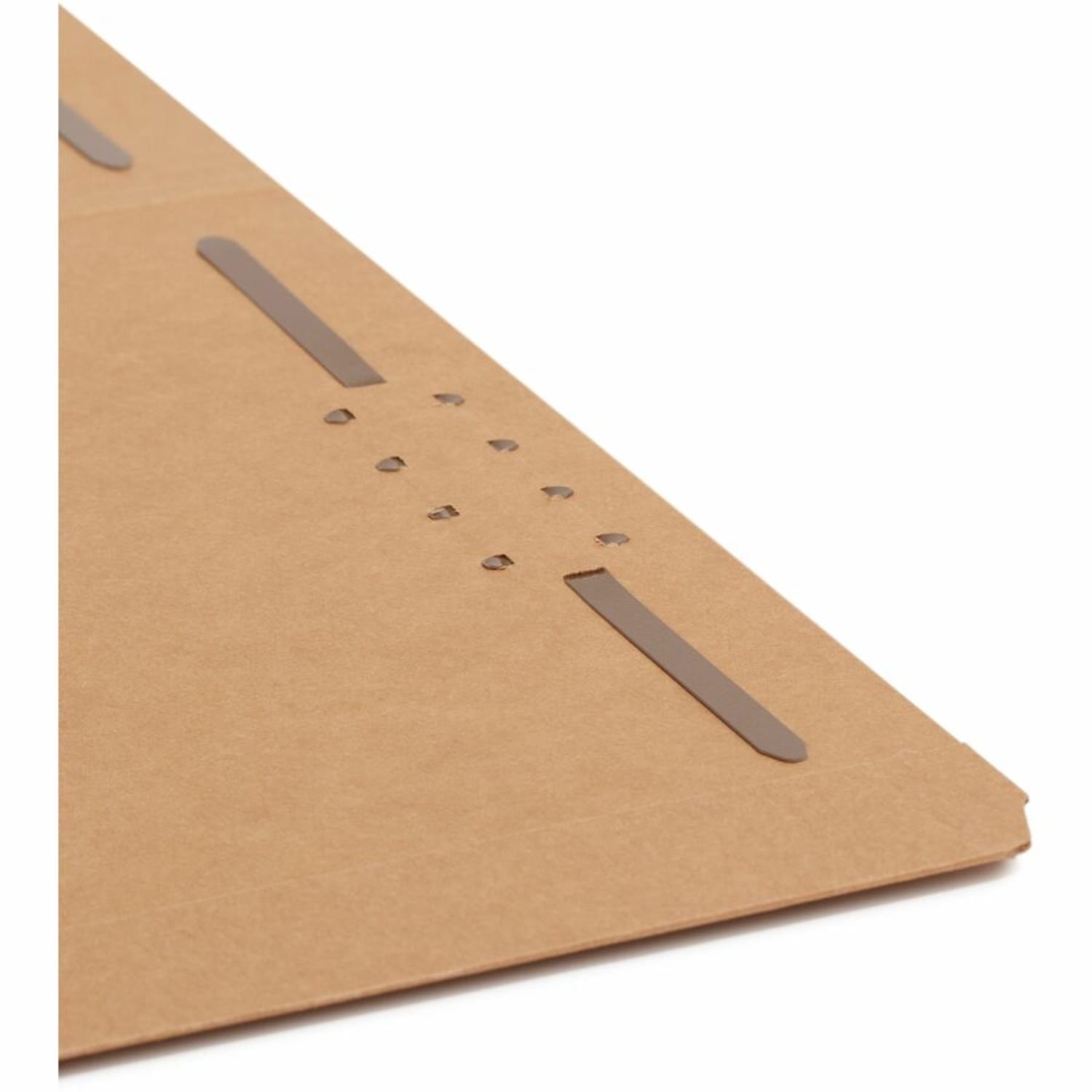 Smead Fastener Folders, 2 Fasteners, Letter Size, Straight-Cut Tab, Kraft, Box Of 50 - Image 4