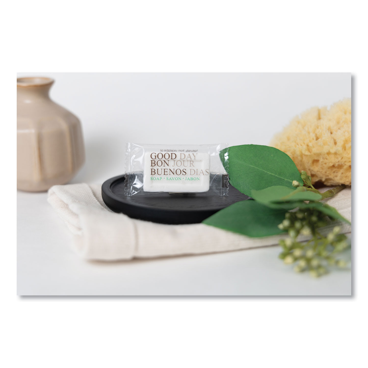 Good Day Amenity Bar Soap, Pleasant Scent, # 1/2, 1,000/Carton - Image 4