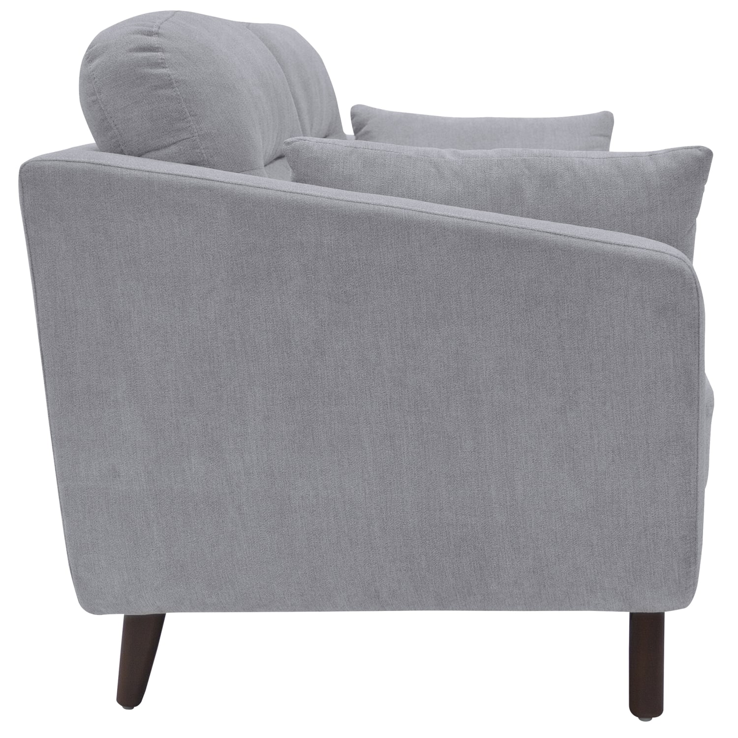 Serta Sierra Collection Loveseat, Smoke Gray/Chestnut - Image 5