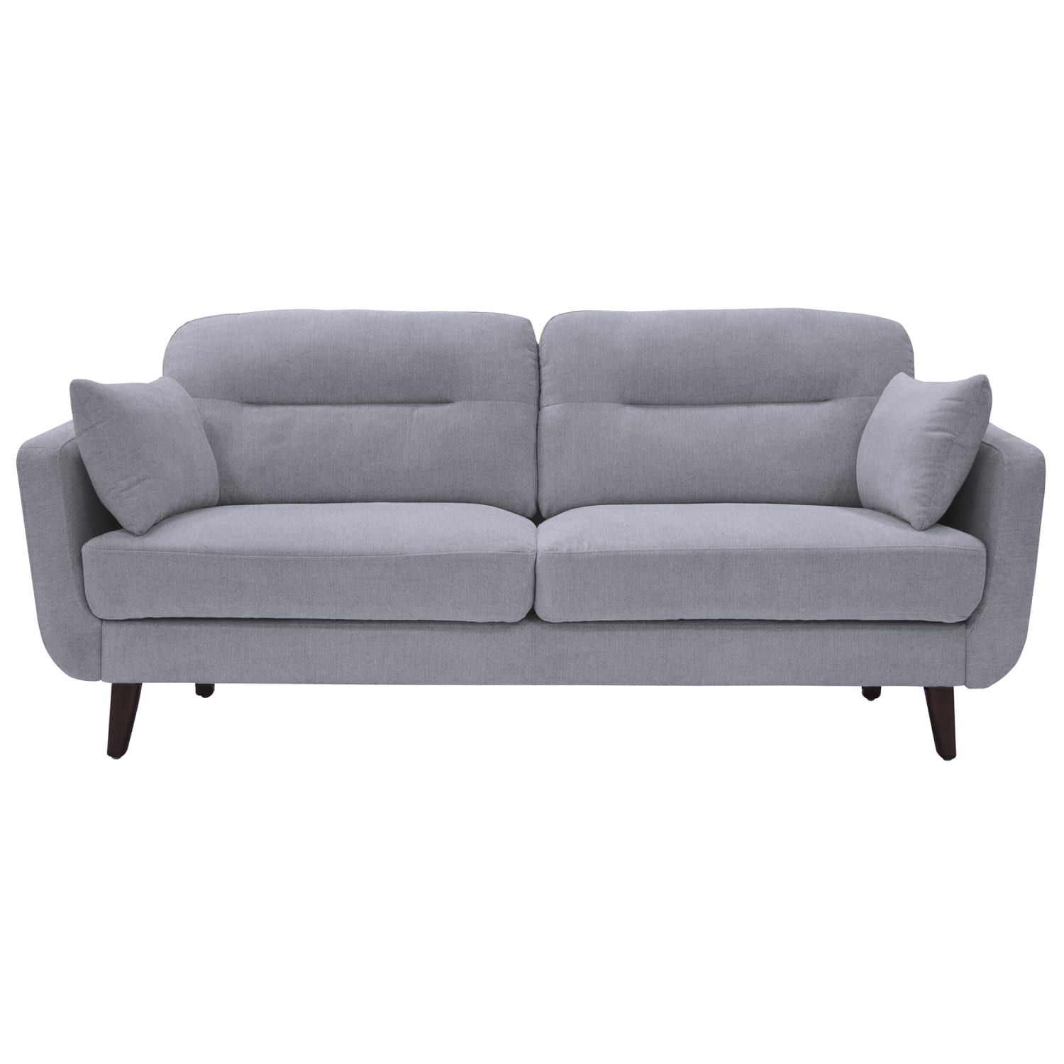 Serta® Sierra Collection Loveseat, Smoke Gray/Chestnut - Image 6