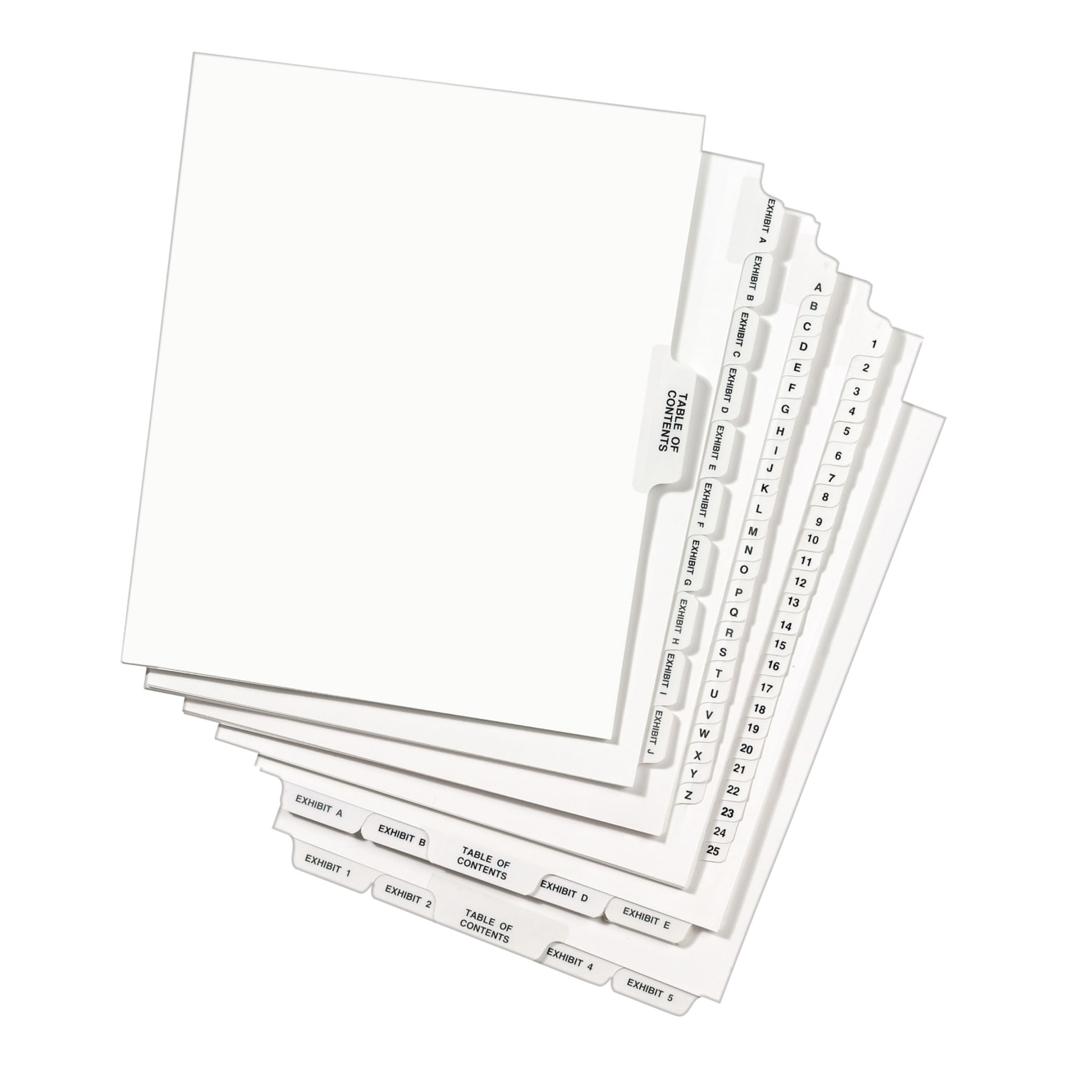 Avery Individual Legal Exhibit Dividers, Avery Style, #3, Side Tab, Letter Size, Pack Of 25 - Image 6
