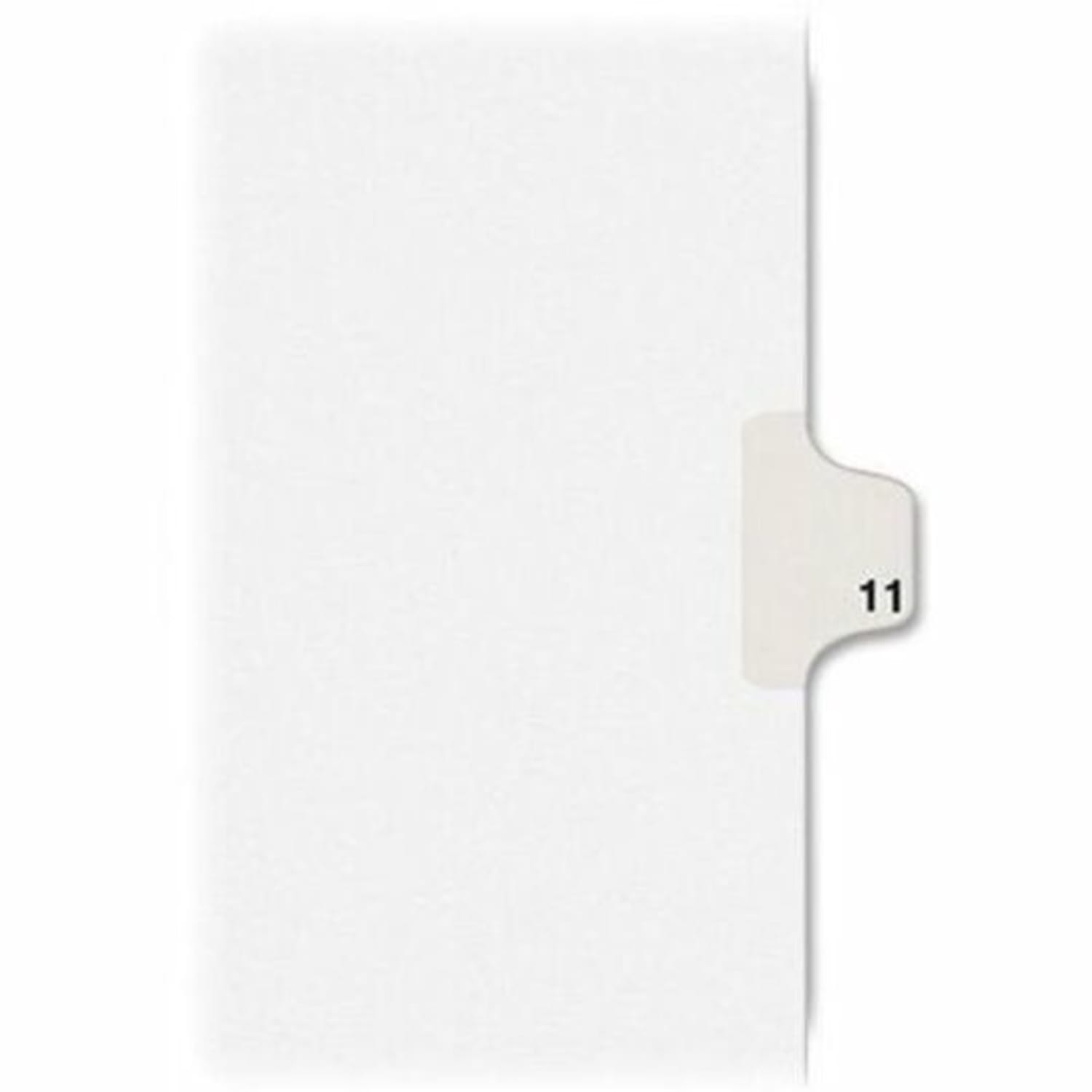 Avery Individual Legal Dividers Avery Style, Letter Size, Side Tab #11, Pack Of 25 - Image 4