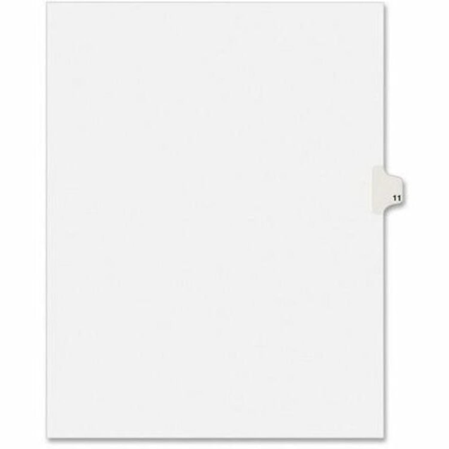 Avery Individual Legal Dividers Avery Style, Letter Size, Side Tab #11, Pack Of 25 - Image 5