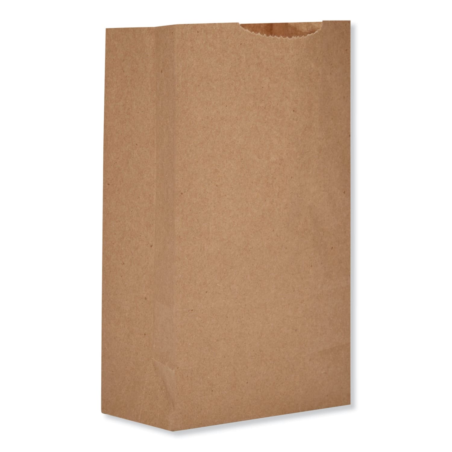 General Grocery Paper Bags, 8-1/8inH x 4-1/16inW x 2-7/16inD, Kraft Brown, Bundle Of 250 Bags, Pack Of 2 Bundles
