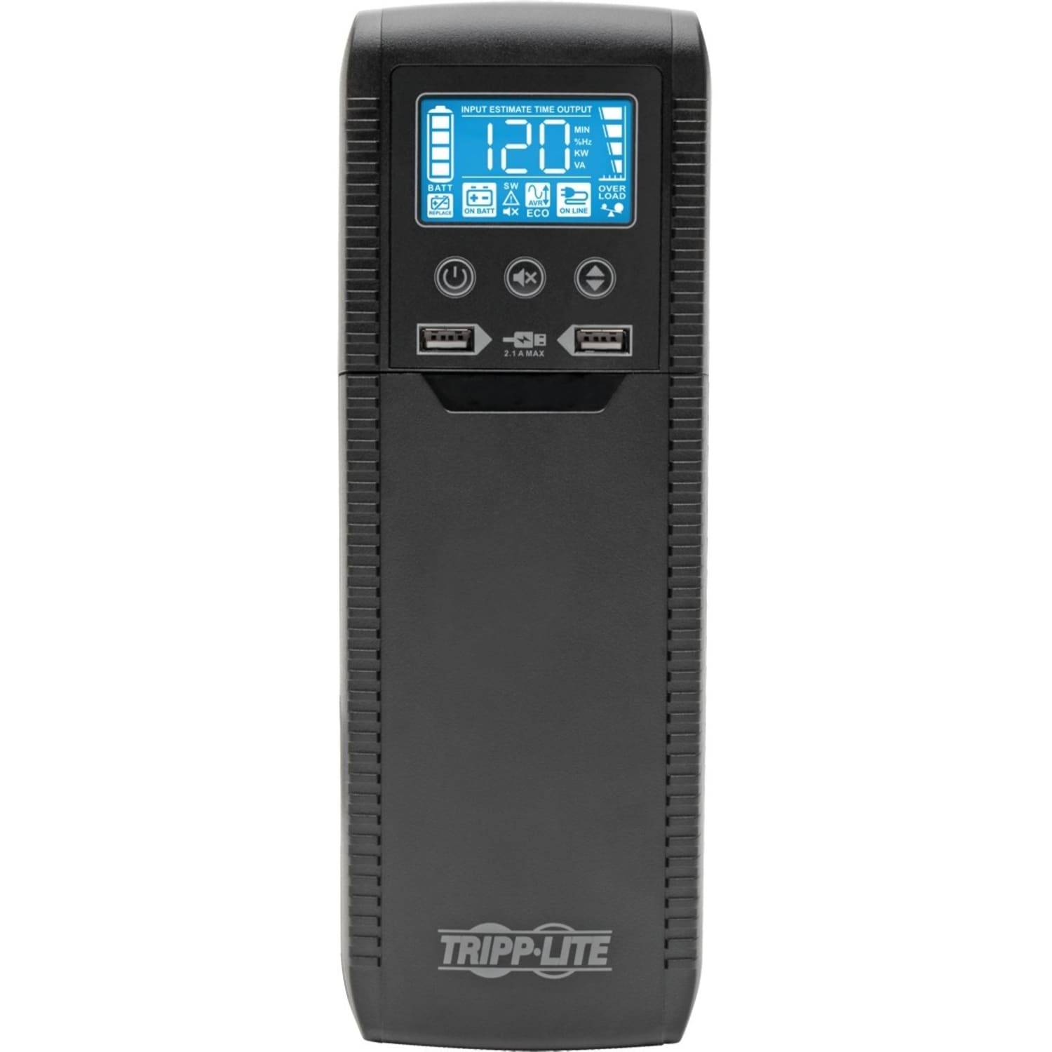 Eaton Tripp Lite Series 1000VA UPS Eco Green Battery Back Up AVR 120V USB Line Interactive - UPS - AC 120 V - ECO1000LCD - Image 3