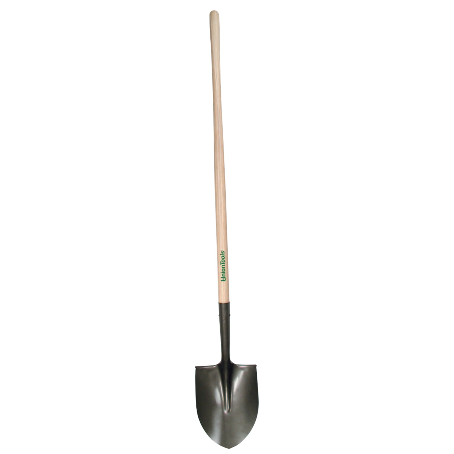 Union Tools Round Point Shovel, 9 1/4in Width Blade