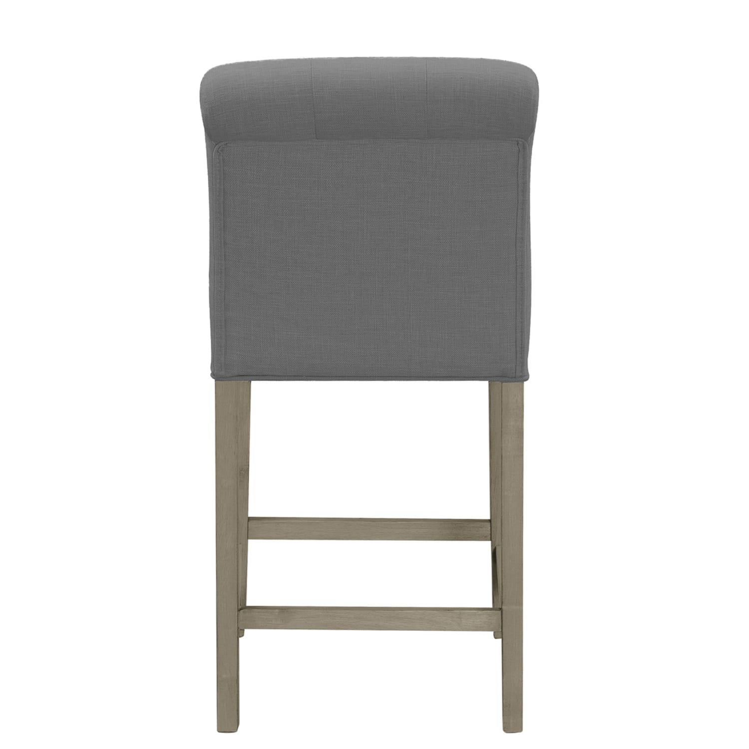 Glamour Home Aleen Counter-Height Chairs, Gray/Antique Wood, Set Of 2 Chairs - Image 6