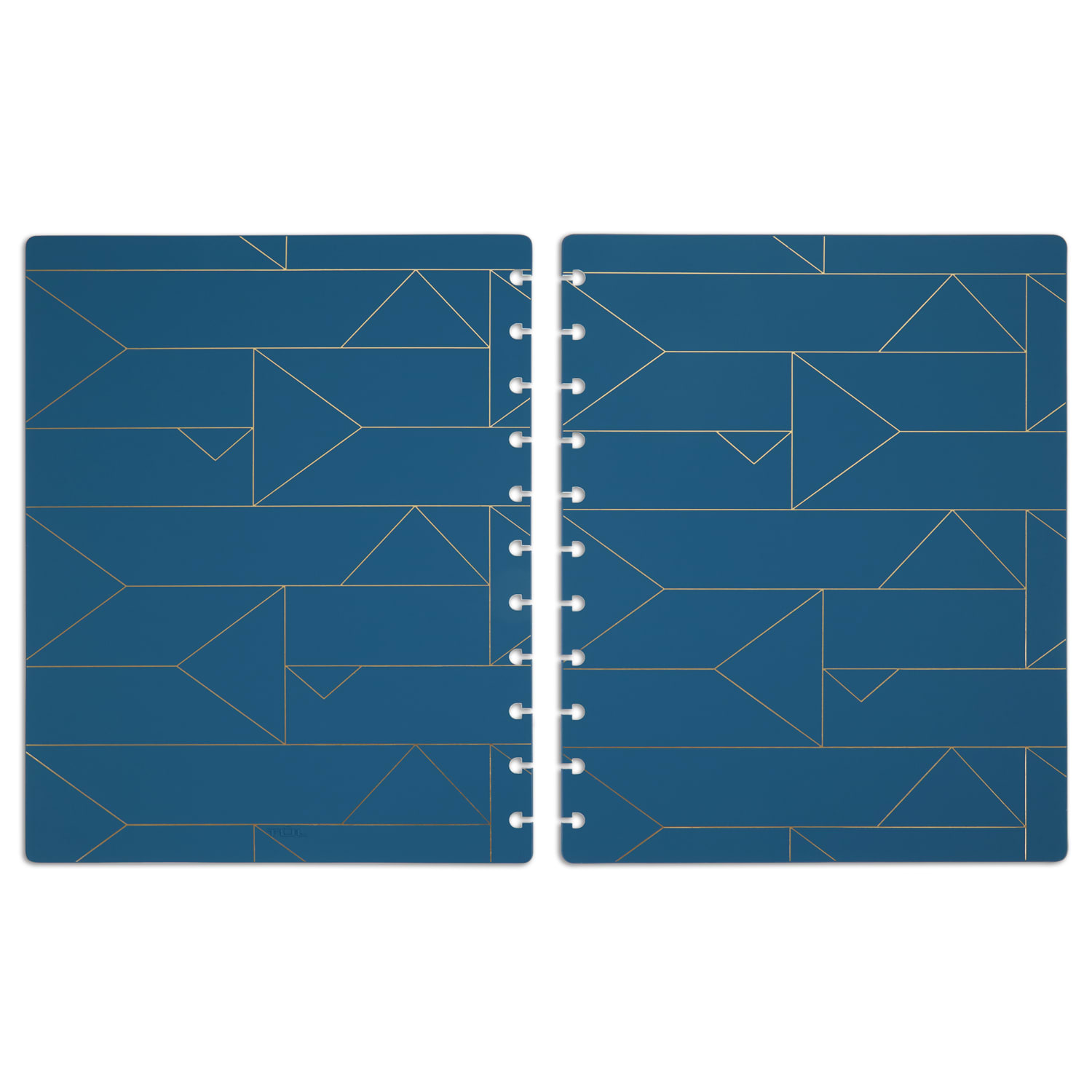 TUL Discbound Notebook Covers, Letter Size, Blue Geo, Pack of 2 Covers - Image 3
