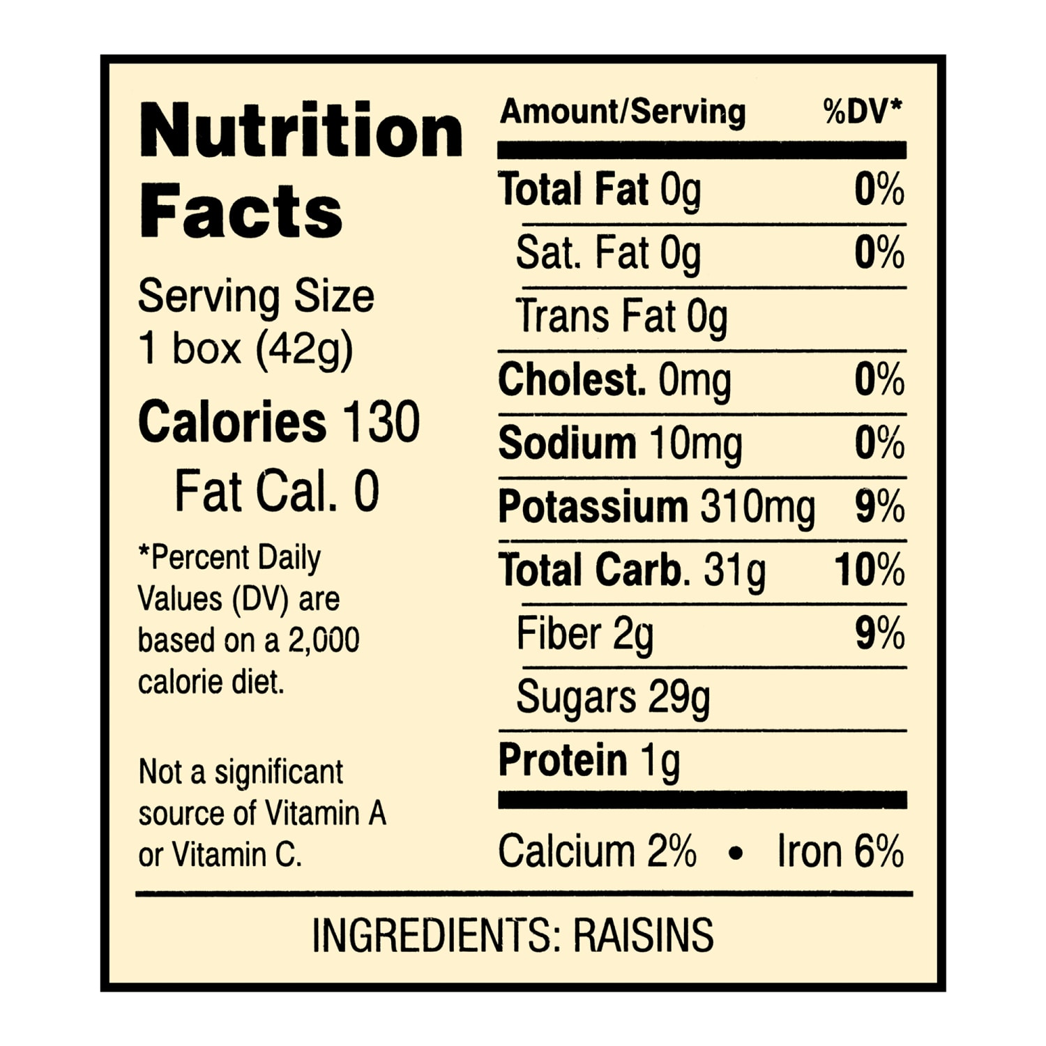 Boghosian California Seedless Raisins, 1 oz boxes, Pack of 36 - Image 5
