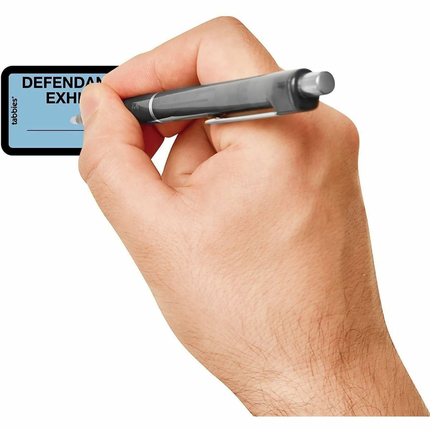 Tabbies Defendants Exhibit Legal File Labels, 58093, 1 5/8inW x 1inL, Blue, Pack Of 252 - Image 4