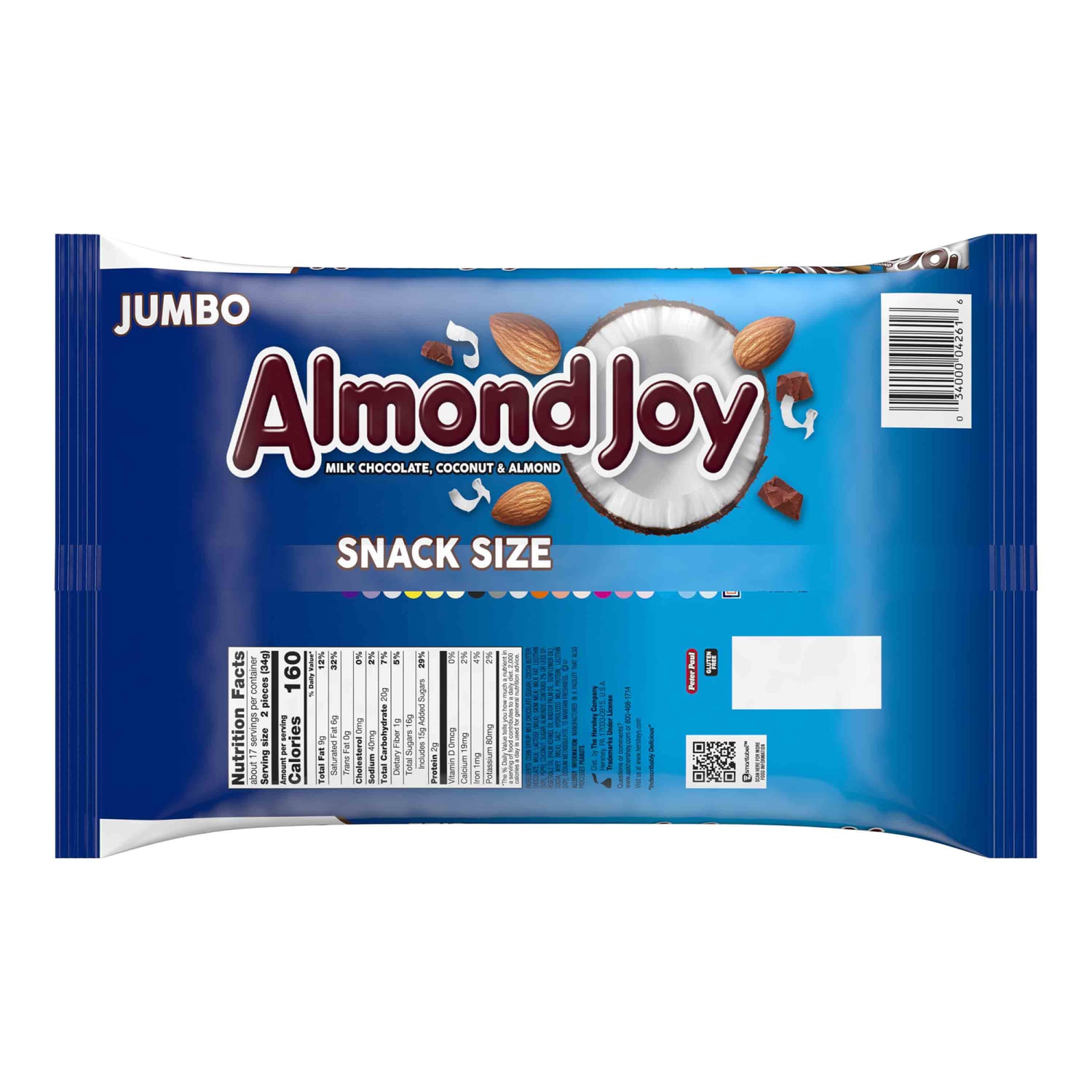 Almond Joy Snack Size Candy Bars, 20.1 Oz, Pack Of 2 Bags - Image 3