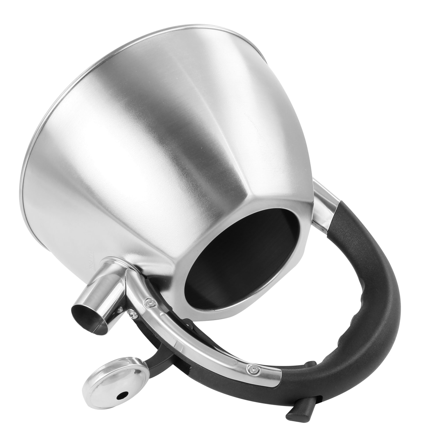 Mr. Coffee Stainless Steel Whistling Tea Kettle, 3 Qt, Silver - Image 5