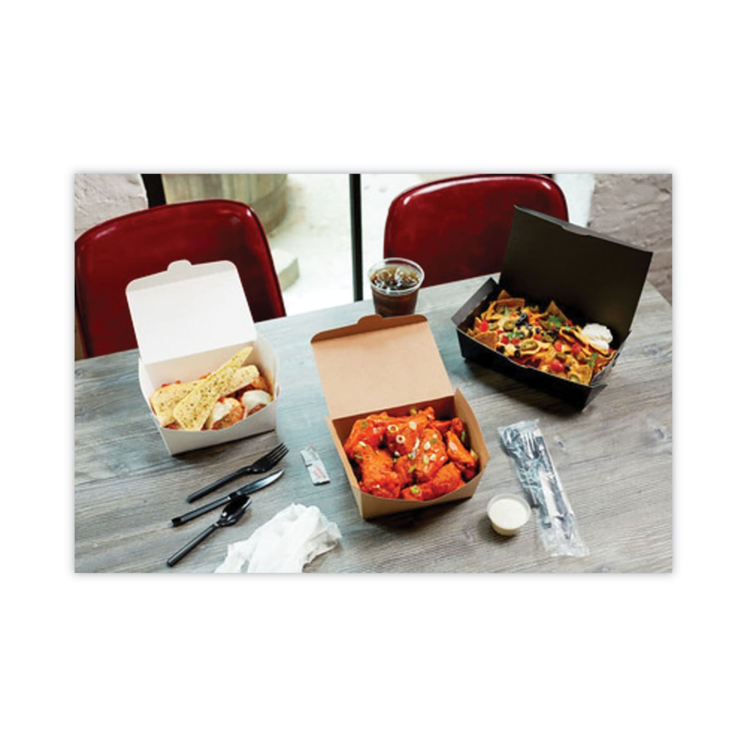 Pactiv Evergreen EarthChoice OneBox Paper Boxes, 66 Oz, Kraft, Carton Of 160 Boxes - Image 6