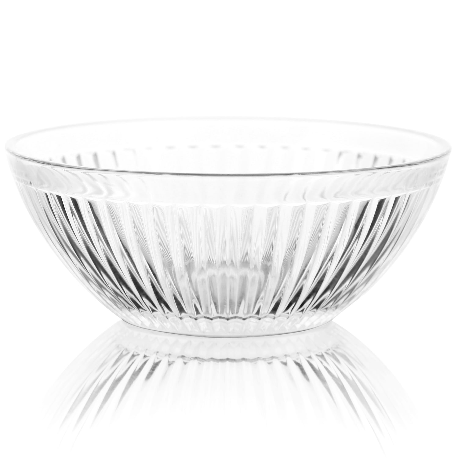 Gibson Home Clearview Stripe Dinnerware Set, Clear - Image 5