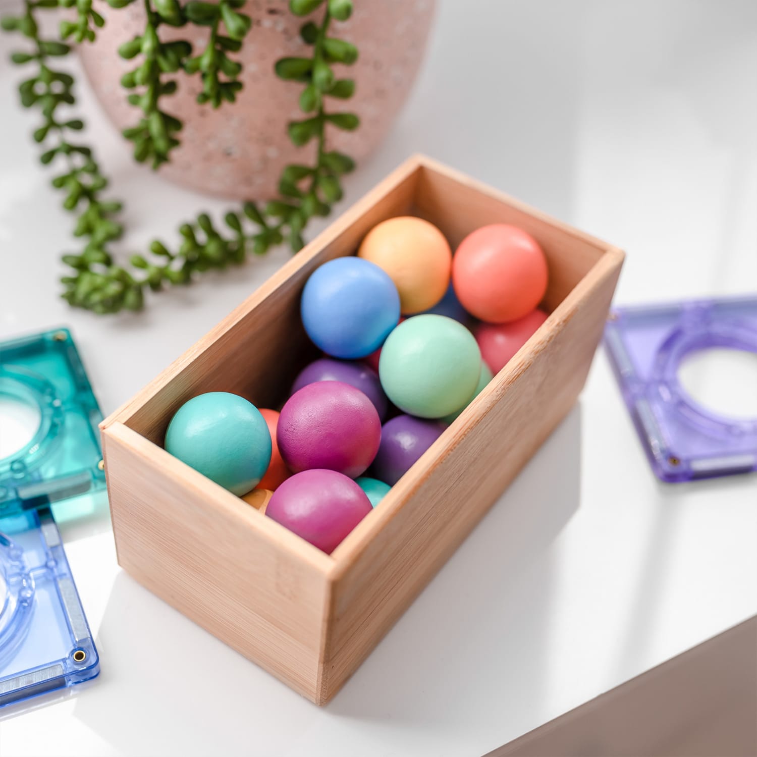 Connetix Magnetic Tiles Pastel Ball Pack, 16 Pieces - Image 5