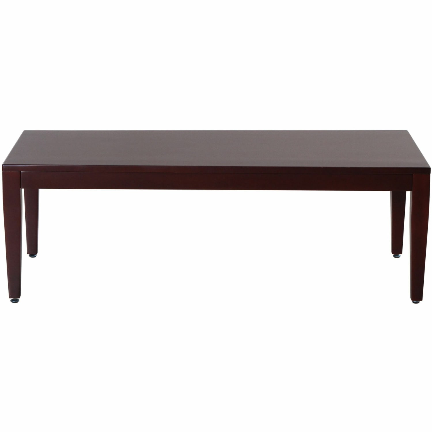 Lorell 24inW Solid Wood Corner Desk Table, Mahogany - Image 5