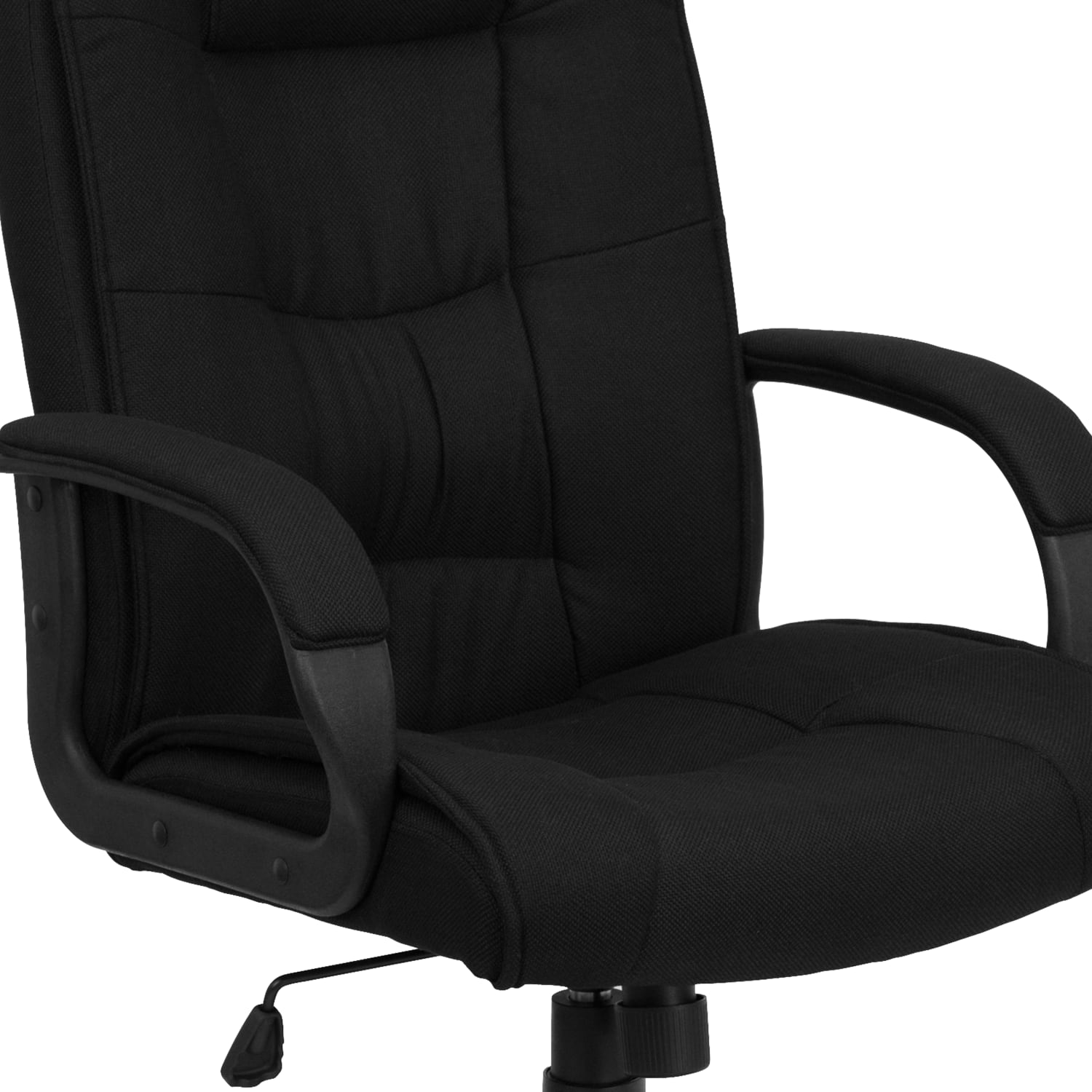 Flash Furniture MultiLine Stitch Fabric HighBack Executive Office Chair Black PopularChairscom Flash Furniture Multi Line Stitch Fabric High Back Executive Office Chair Black PopularChairscom