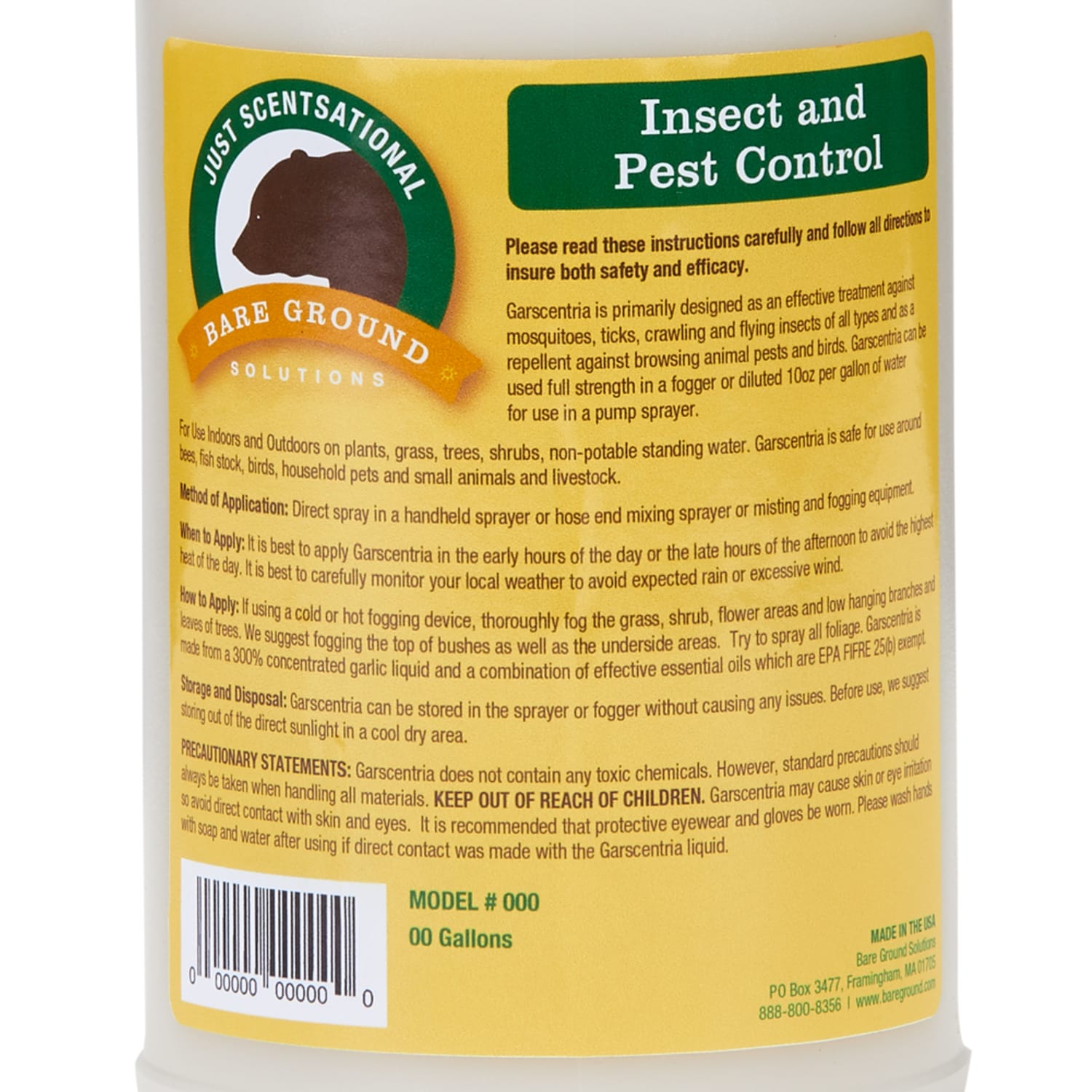 Bare Ground Pest Control Garscentria, 32 Oz - Image 3