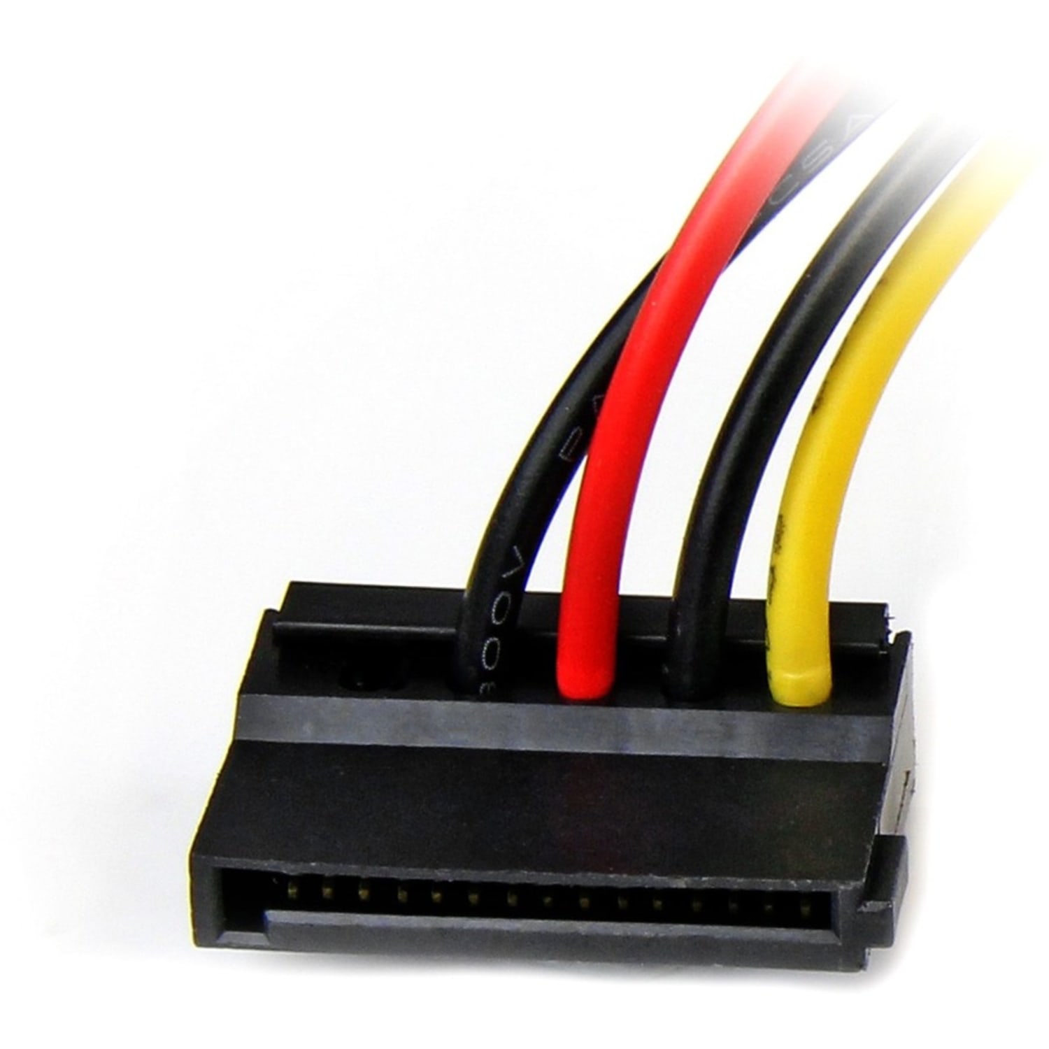 StarTech.com 6in 4 Pin LP4 to Left Angle SATA Power Cable Adapter - Power a SATA hard drive from a conventional LP4 power supply connection - LP4 to sata adapter - LP4 to sata power adapter - 4 pin LP4 to sata -lp4 to sata - Image 6