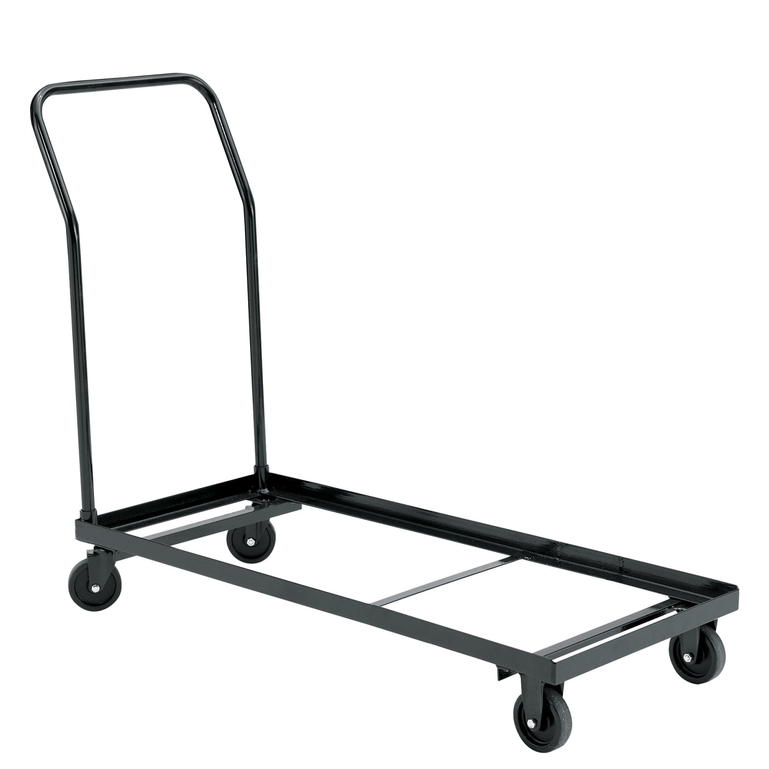National Public Seating Dolly, DY1100 Folding Chair, 39inH x 19inW x 46-1/2inD, Brown - Image 3