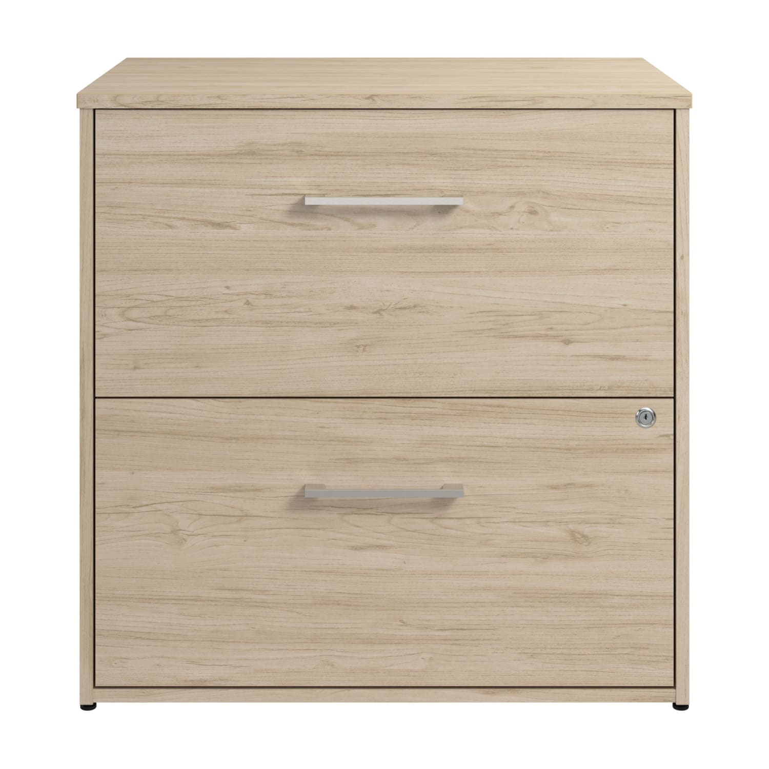 Bush Business Furniture Hustle 29-11/16inW x 19-5/8inD Lateral 2-Drawer File Cabinet, Natural Elm, Standard Delivery - Image 3