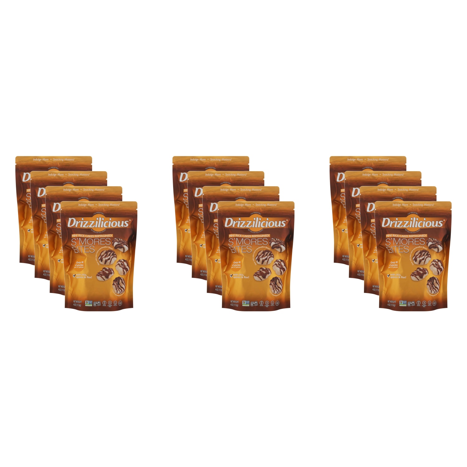 Drizzilicious Mini Rice Cake Bites, Smores, 4 Oz, Total Qty 12 - Image 5