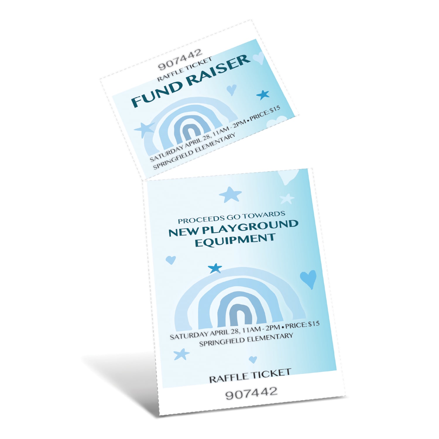 Office Depot Brand Inkjet/Laser Tickets, 5 1/2in x 2 1/8in, Bright White, Pack Of 440 - Image 4