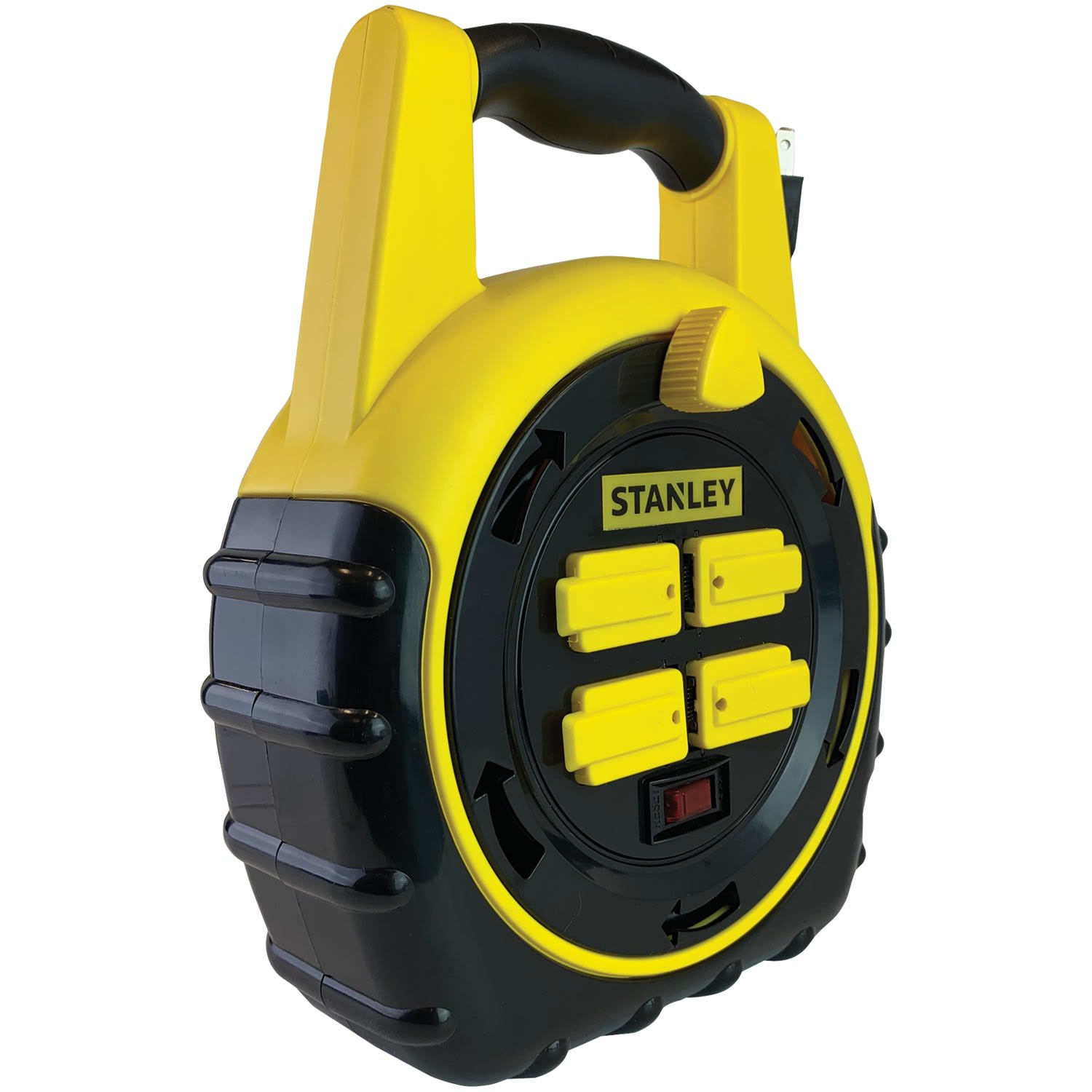 Stanley ShopMAX Power Hub Cord Reel, Yellow/Black, 33959 - Image 4