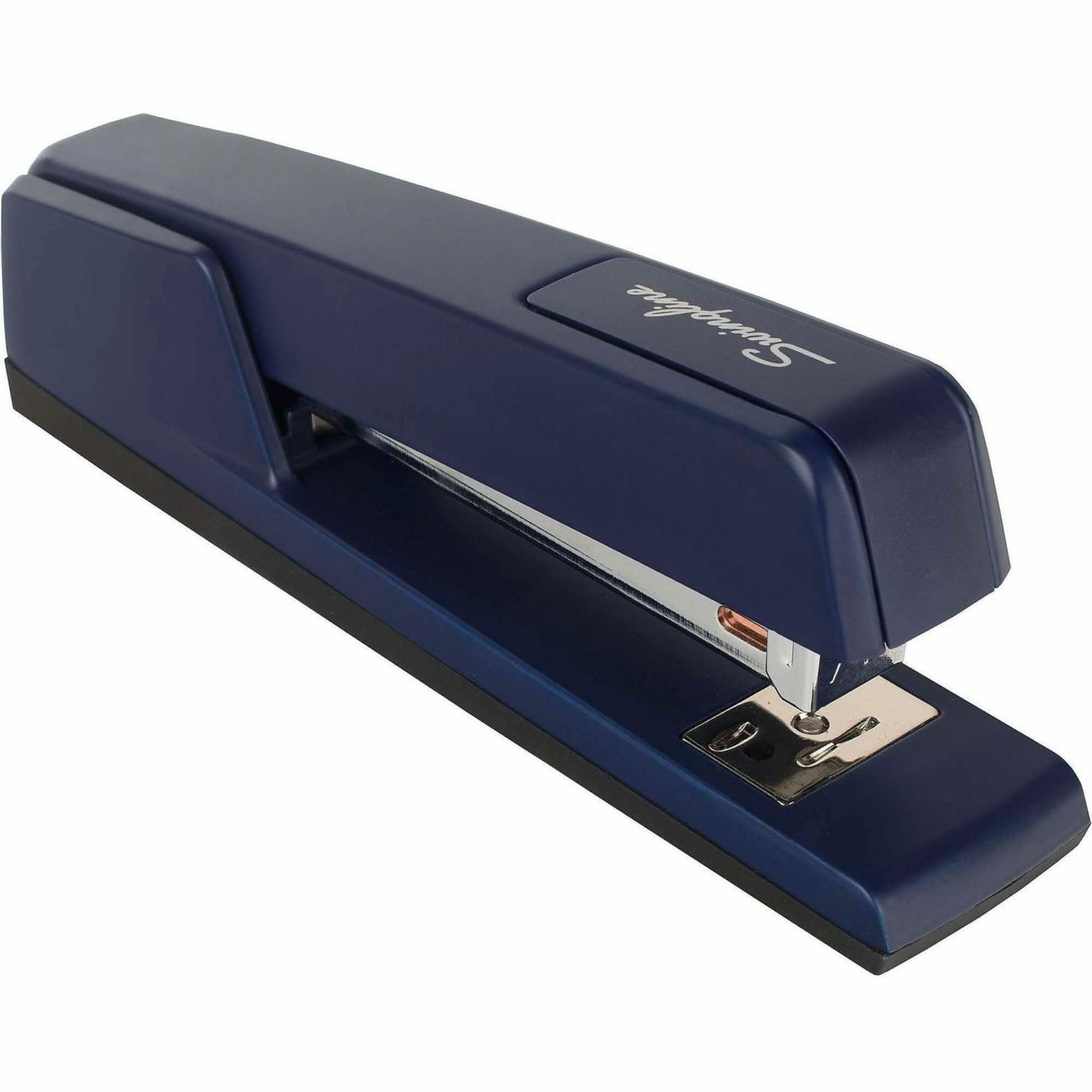 Swingline 747 Classic Stapler, 20 Sheets, Royal Blue - 20 Sheets Capacity - 210 Staple Capacity - Full Strip - 1/4in Staple Size - Royal Blue - Image 3