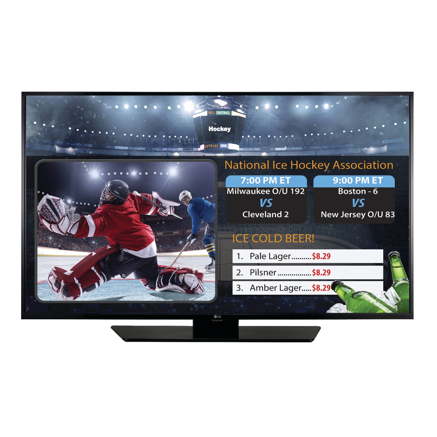 LG LX540S 65in LED-Backlit 1080p Digital Signage HDTV, 65LX540S