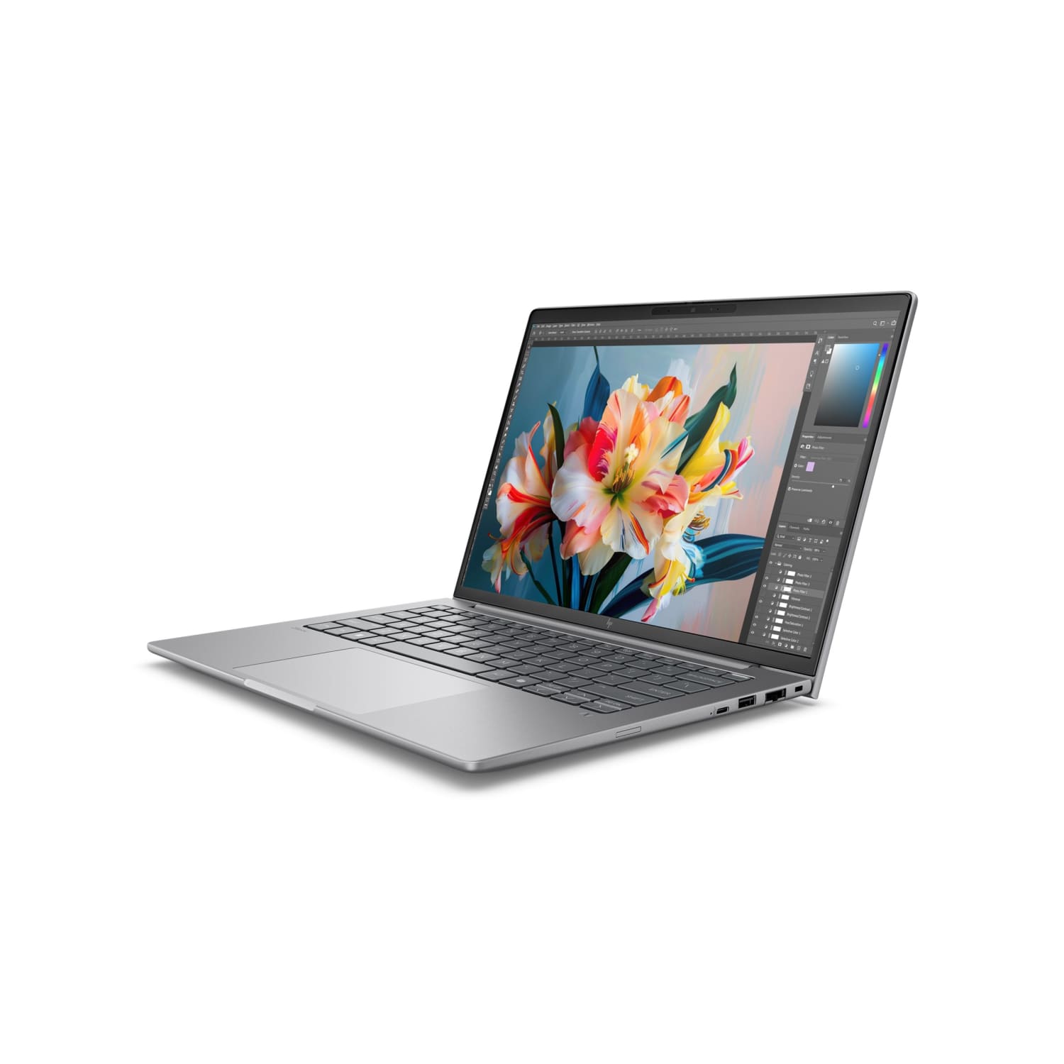 HP ZBook 8 G1i 14in Mobile Workstation, WQXGA, Intel Core Ultra 7 265H, vPro Technology, 64 GB, 1 TB SSD, English Keyboard, Meteor Silver, BX7T6UTABA - Image 3