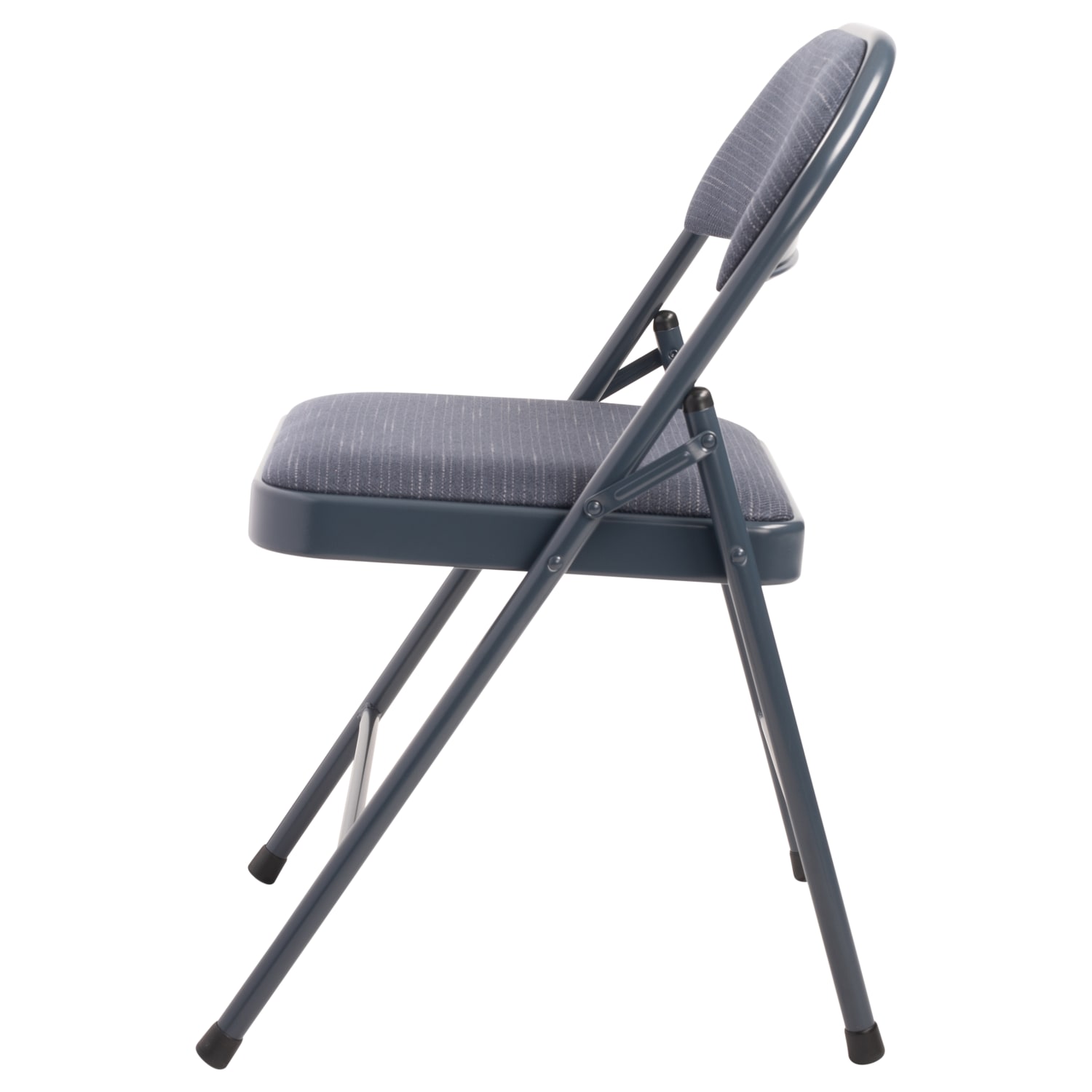 National Public Seating Commercialine 970 Series Fabric Upholstered Folding Chairs Star Trail Blue Pack Of 4 Chairs PopularChairscom