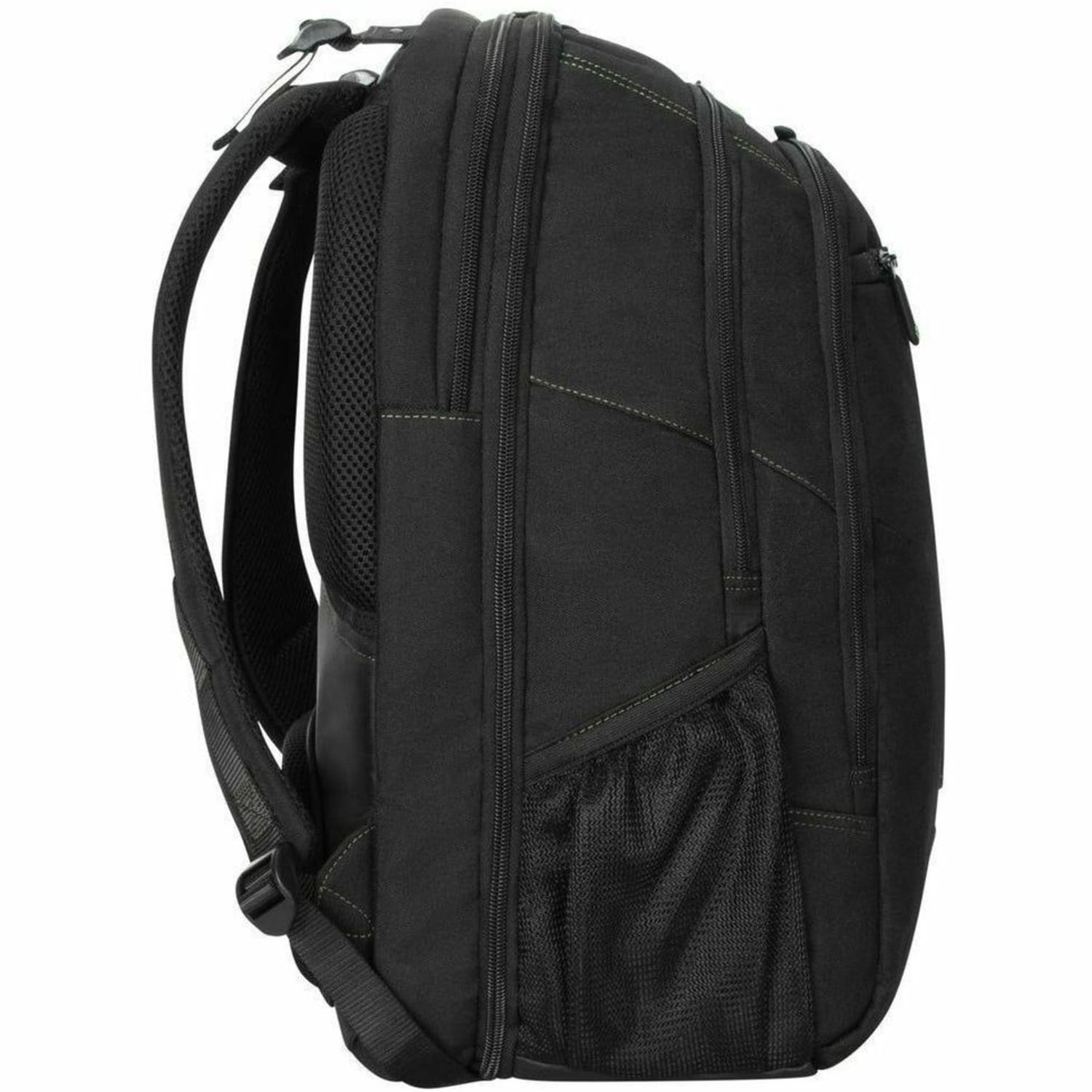 Targus Spruce EcoSmart Backpack With 17in Laptop Pocket, 41.6% Recycled, Black - Image 4