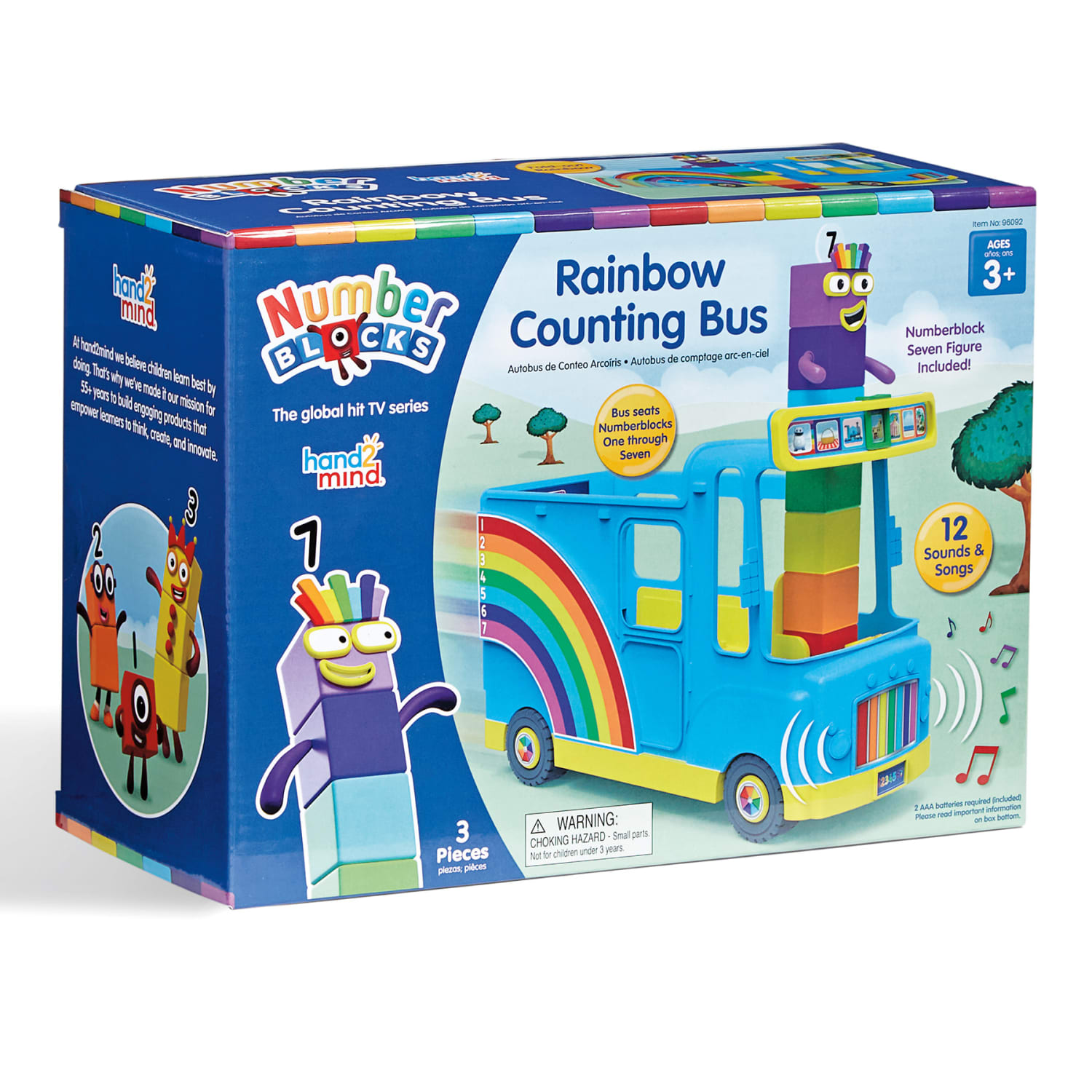 Hand2Mind Numberblocks Rainbow Counting Bus, Multicolor, Grades Pre-K - 1 - Image 3
