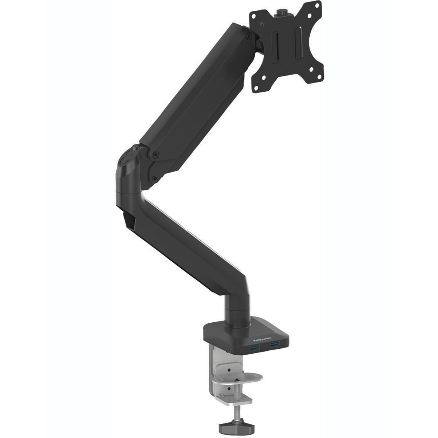 Fellowes Platinum Series Single-Monitor Arm For Monitors Up To 32in, 17 1/4inH x 4 1/2inW x 18 9/16inD, Black, 8043301 - Image 4
