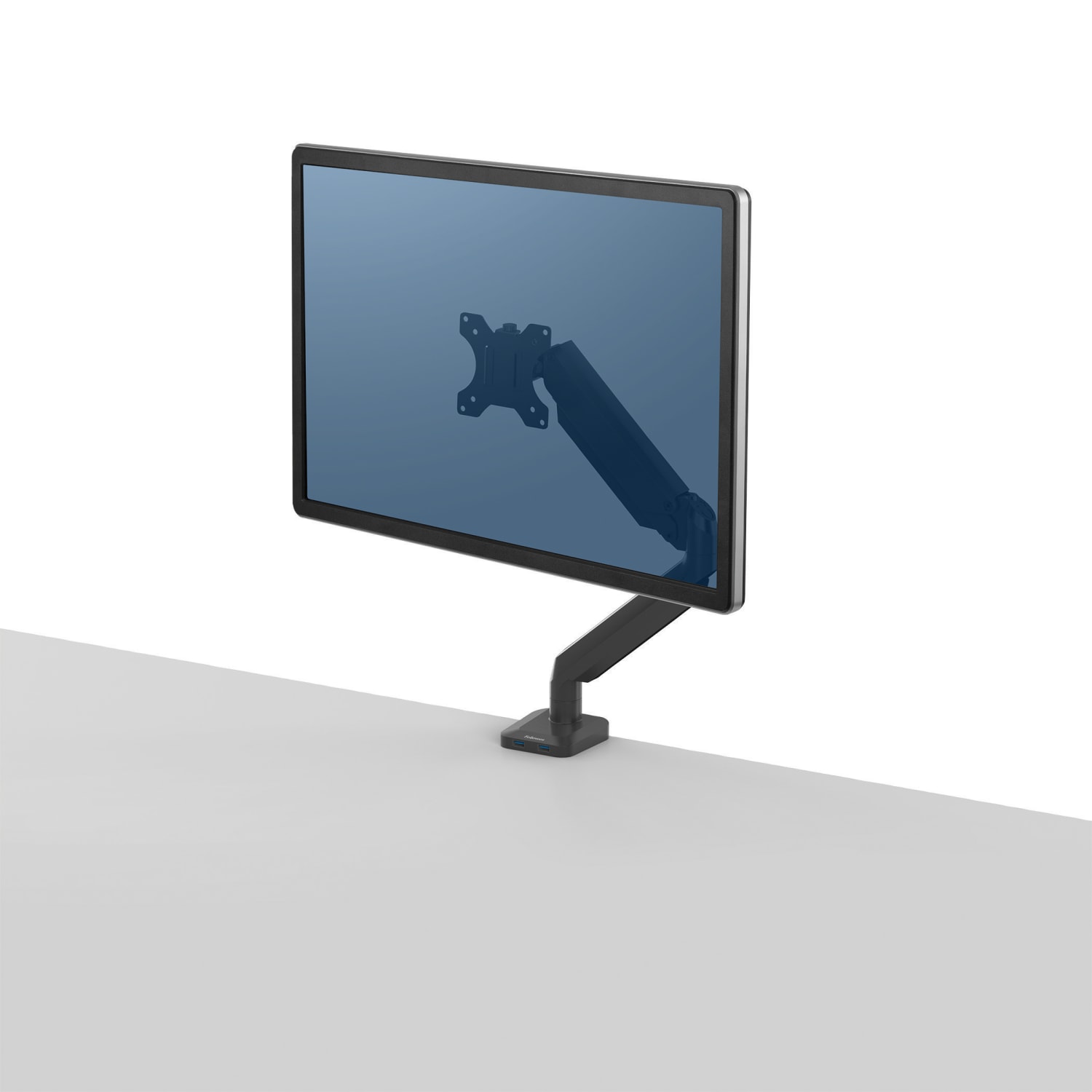 Fellowes Platinum Series Single-Monitor Arm For Monitors Up To 32in, 17 1/4inH x 4 1/2inW x 18 9/16inD, Black, 8043301 - Image 5