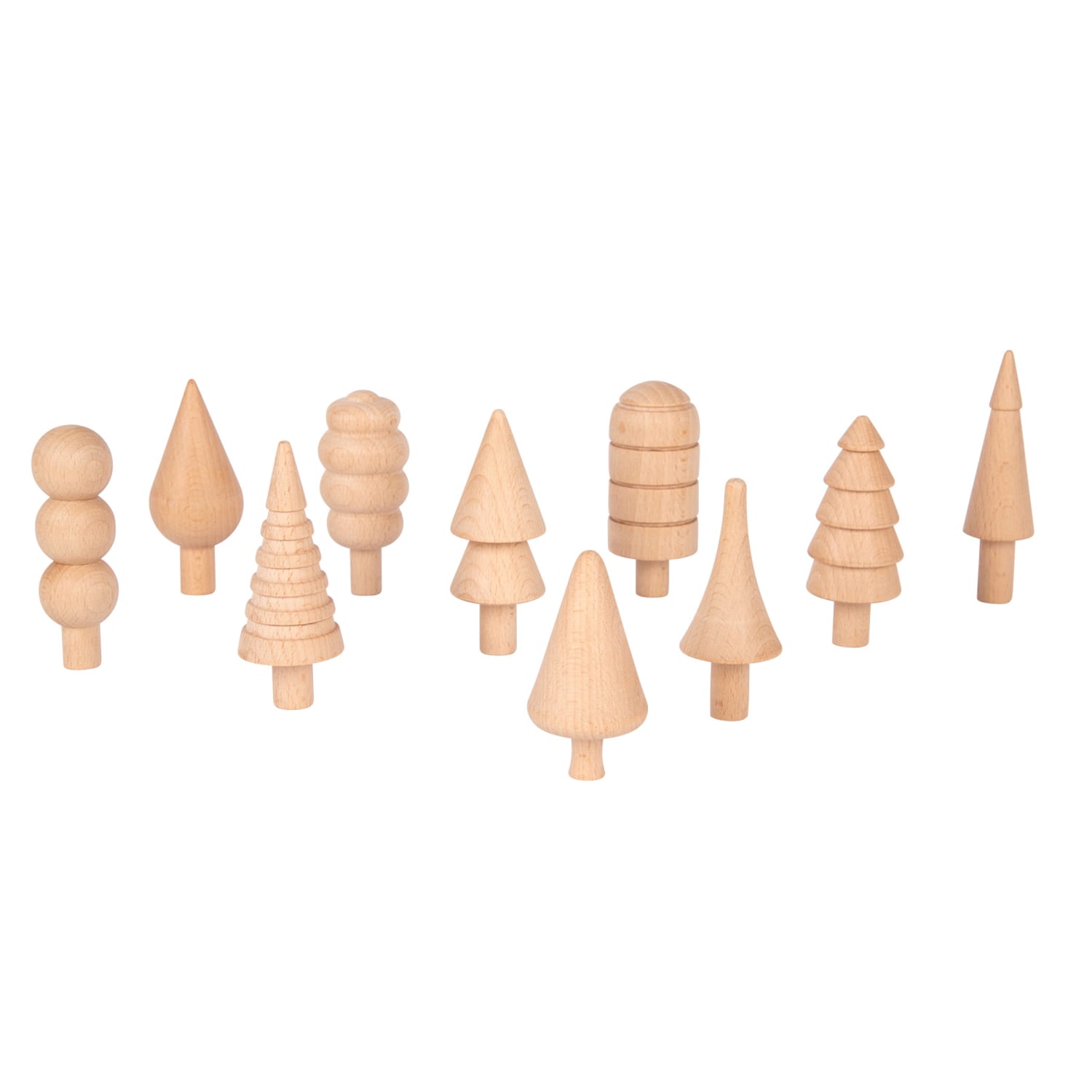TickiT Woodland Trees Set, Set of 10