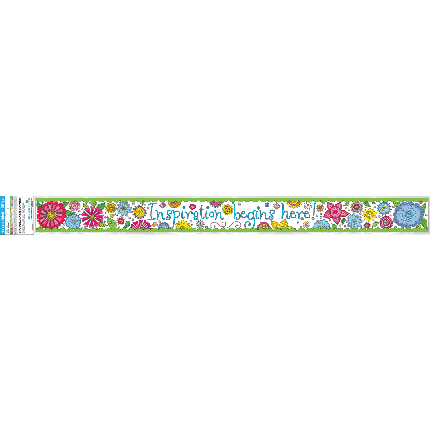 Barker Creek Double-Sided Straight-Edge Border Strips, 3in x 35in, Color Me! In My Garden, Pack Of 12 - Image 5