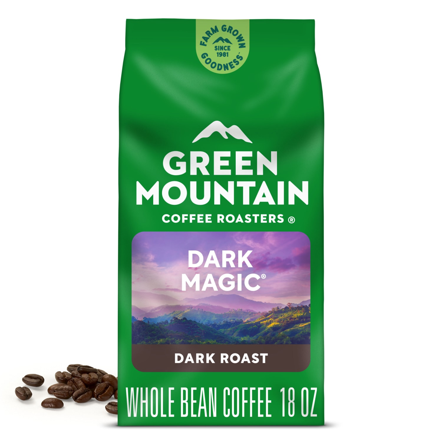 Green Mountain Coffee Whole Bean Coffee, Dark Roast, Dark Magic, 18 Oz Per Bag - Image 3