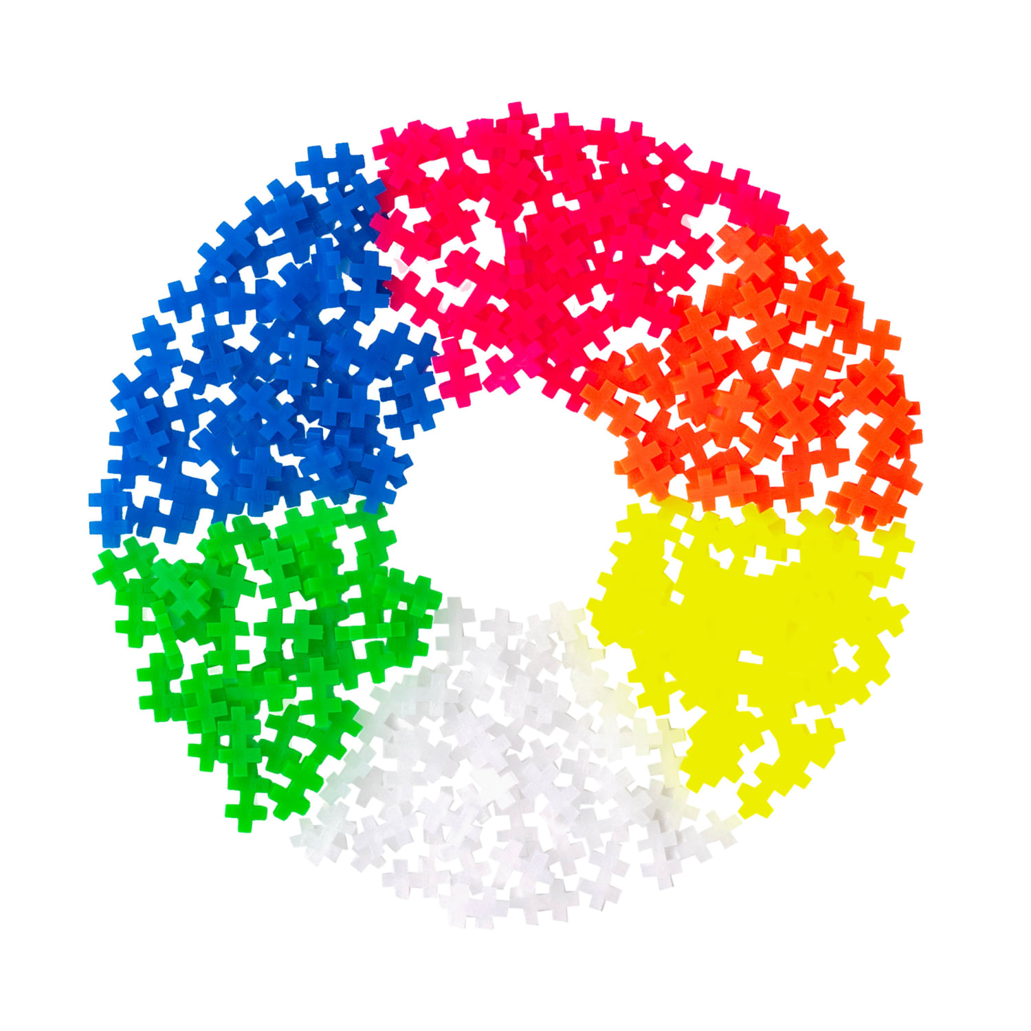 Plus-Plus Building Blocks 240-Piece Tube, Neon - Image 5