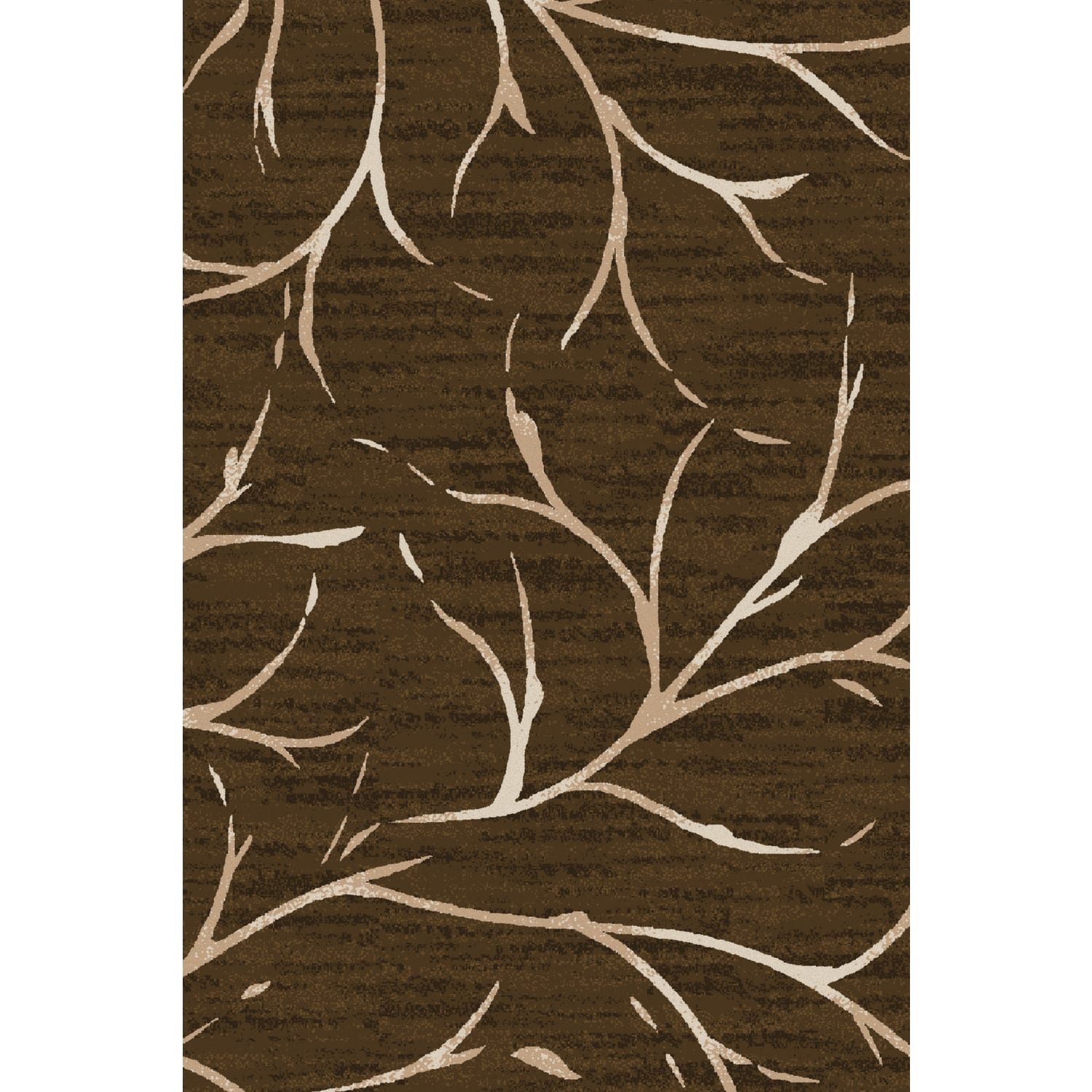 Flagship Carpets Printed Rug, Moreland, 4ftH x 6ftW, Dark Chocolate
