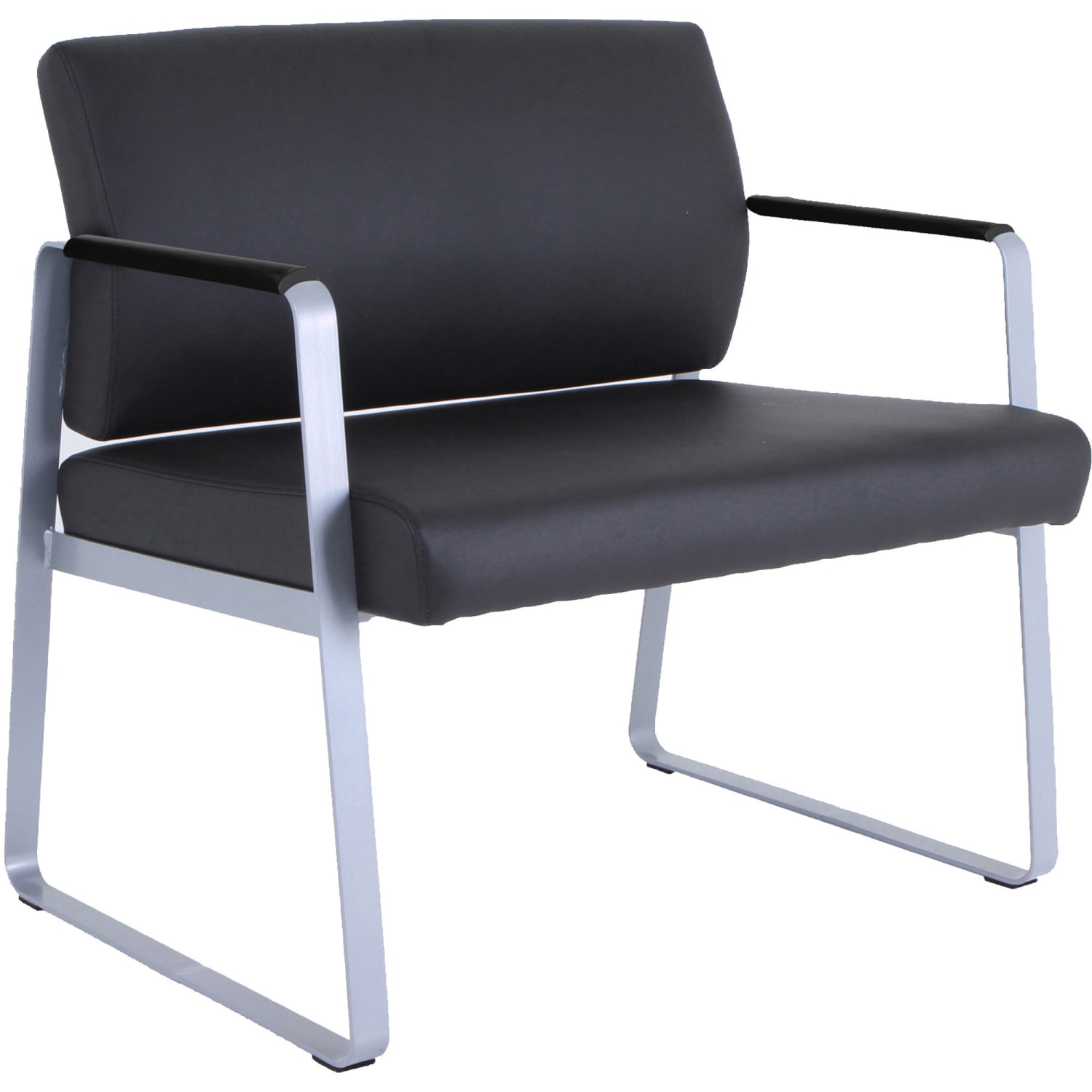Lorell Healthcare Seating Bariatric Guest Chair Black PopularChairscom