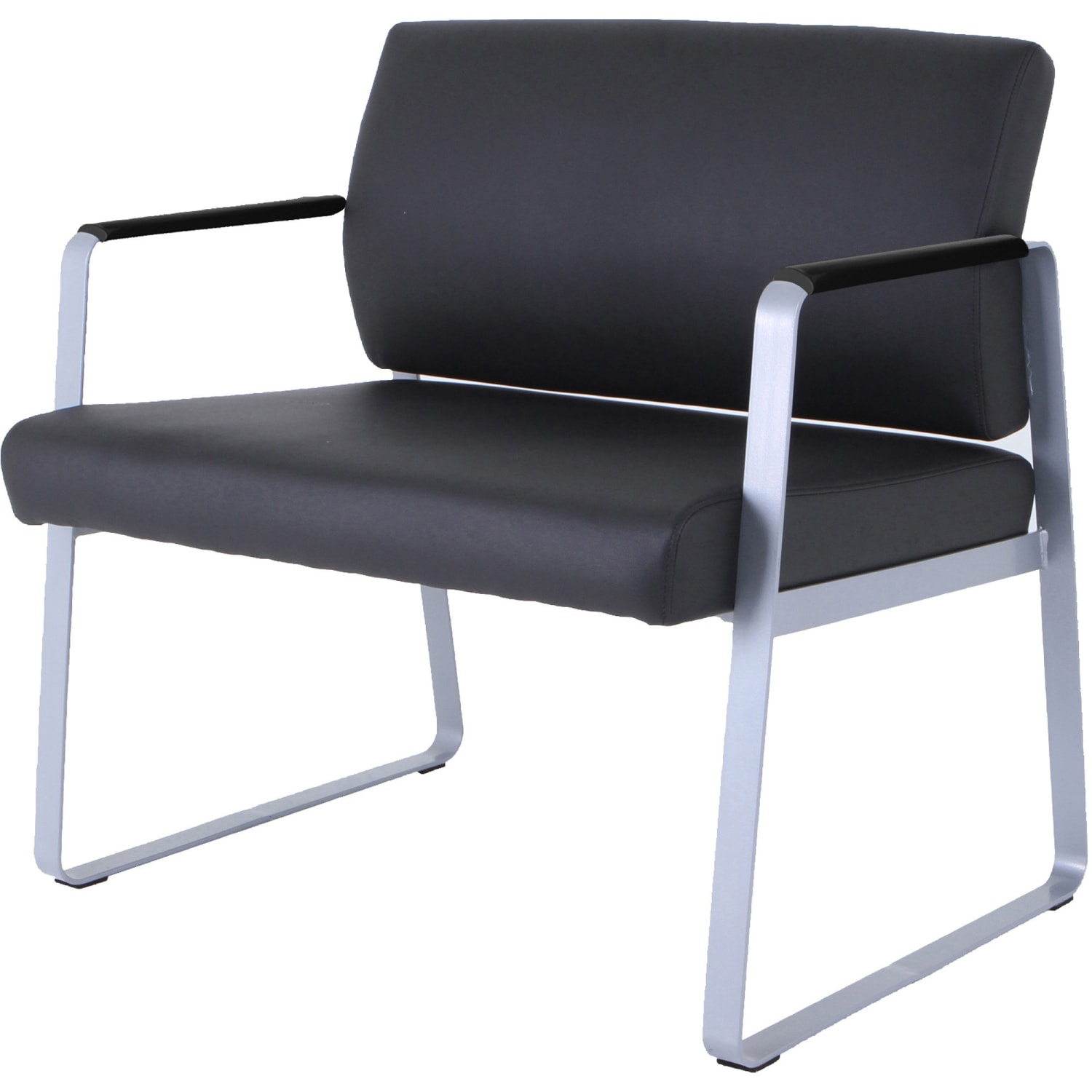Lorell Healthcare Seating Bariatric Guest Chair, Black - Image 4