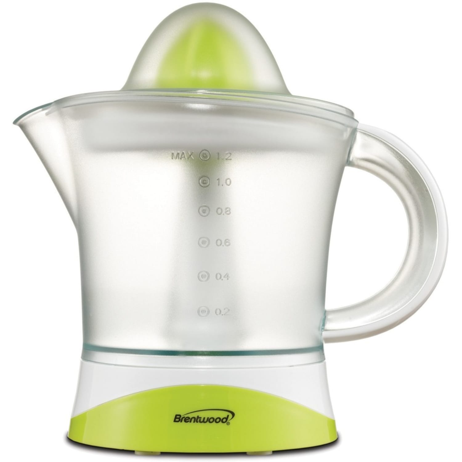 Brentwood (J-17) 1.2 Liter Citrus Squeezer/Juicer in White - 1.27 quart Capacity - 25 W Motor - White - Image 3