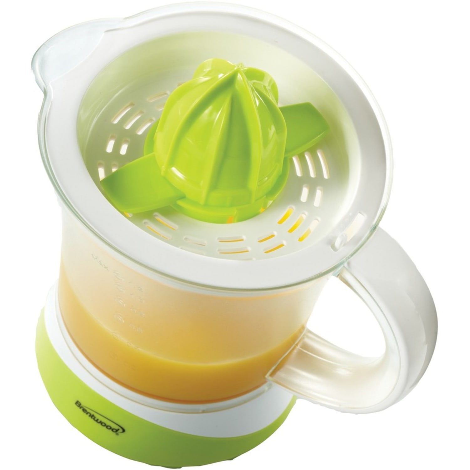 Brentwood (J-17) 1.2 Liter Citrus Squeezer/Juicer in White - 1.27 quart Capacity - 25 W Motor - White - Image 5