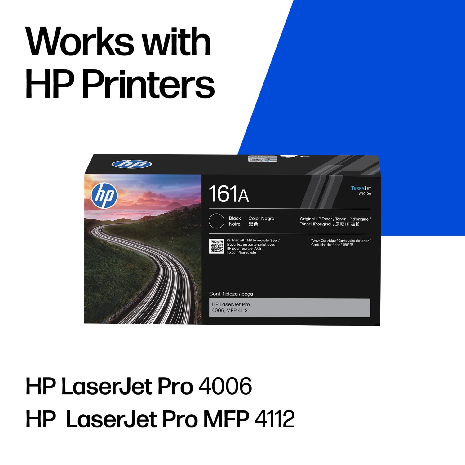 HP 161A Black Original LaserJet Toner Cartridge - Image 3