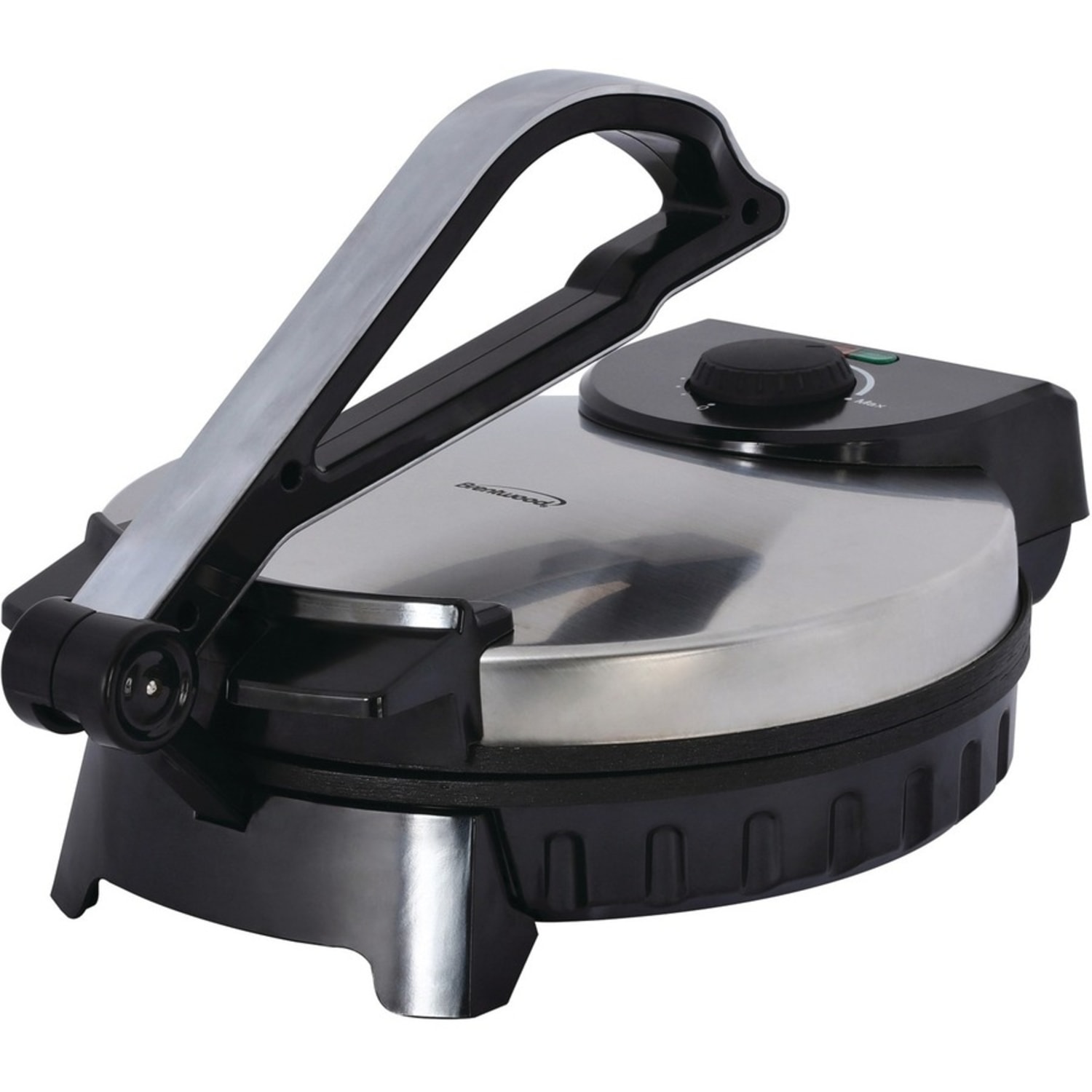 Brentwood TS-128 Stainless Steel Non-Stick Electric Tortilla Maker, 10-Inch - Image 3